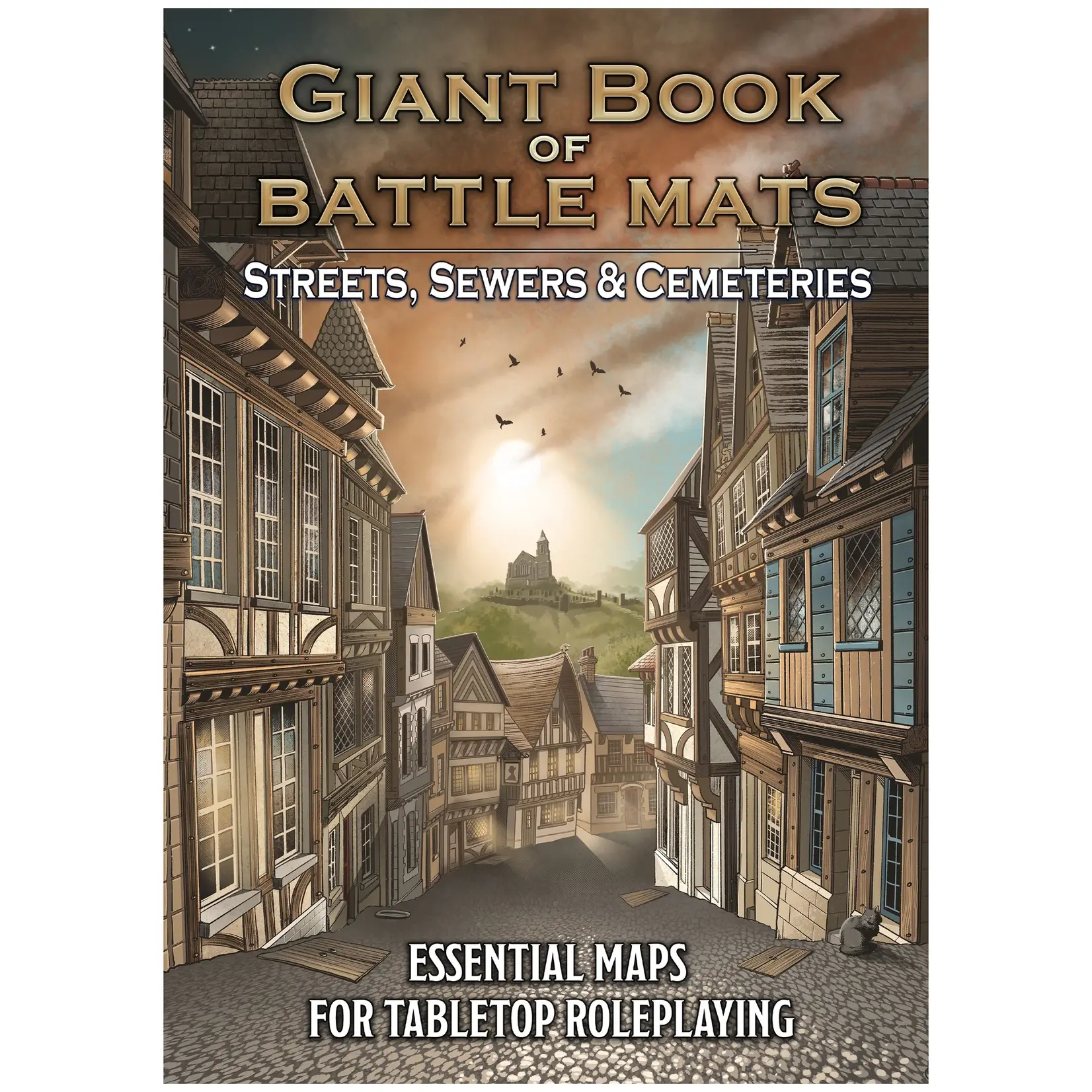 Loke Battlemats Giant Book of Battle Mats: Streets, Sewers & Cemeteries