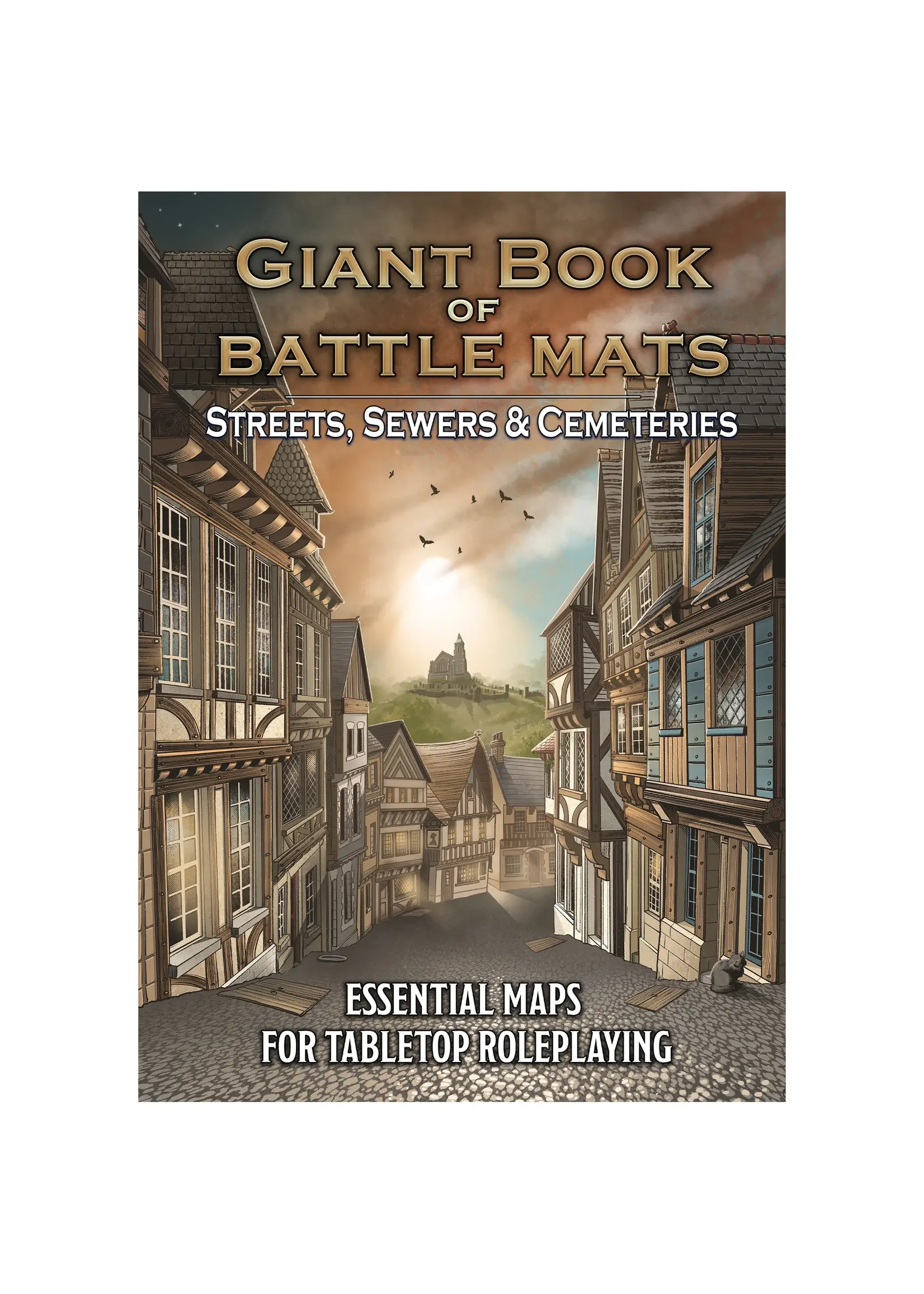 Loke Battlemats Giant Book of Battle Mats: Streets, Sewers & Cemeteries
