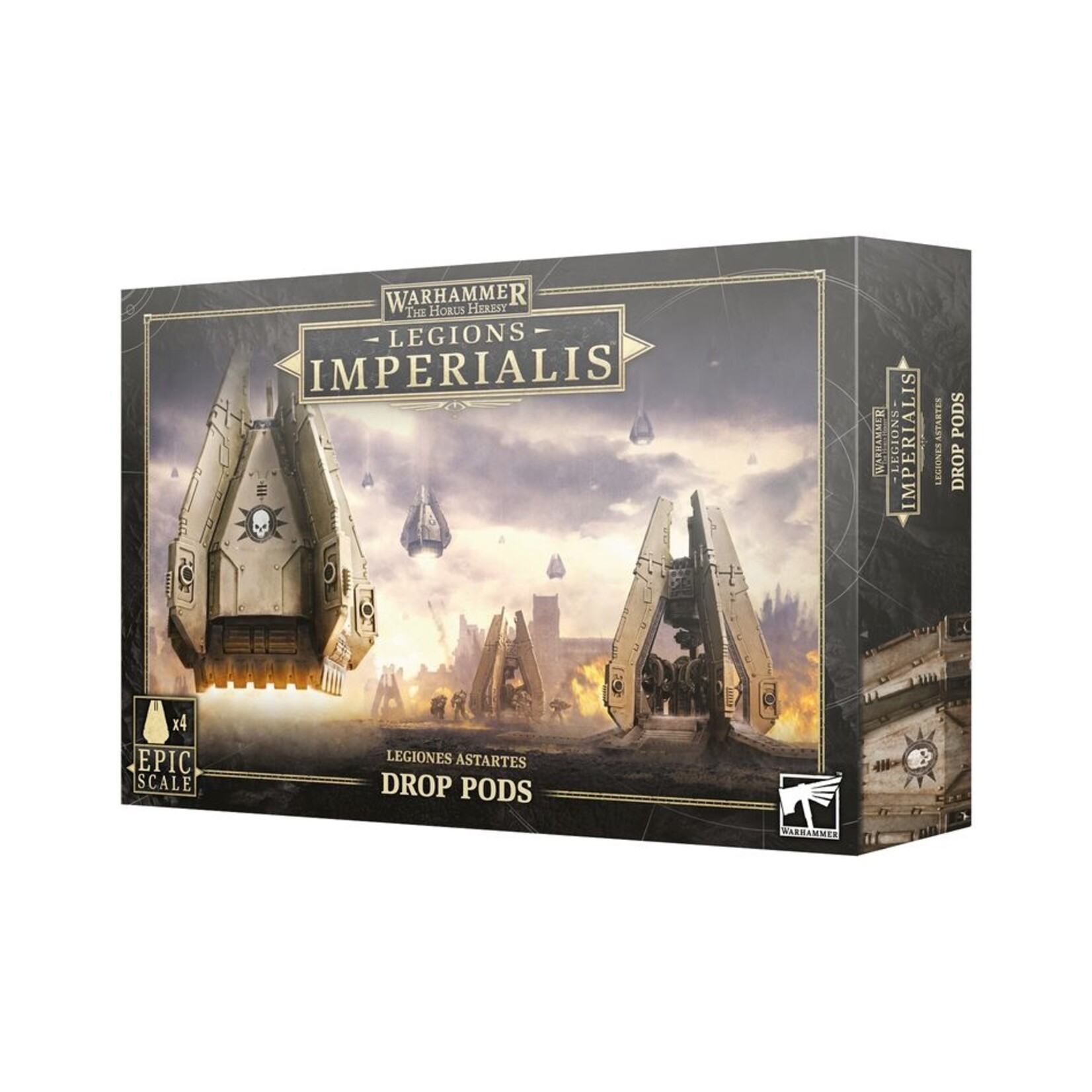 Games Workshop Legions Imperialis: Legiones Astartes Drop Pods **