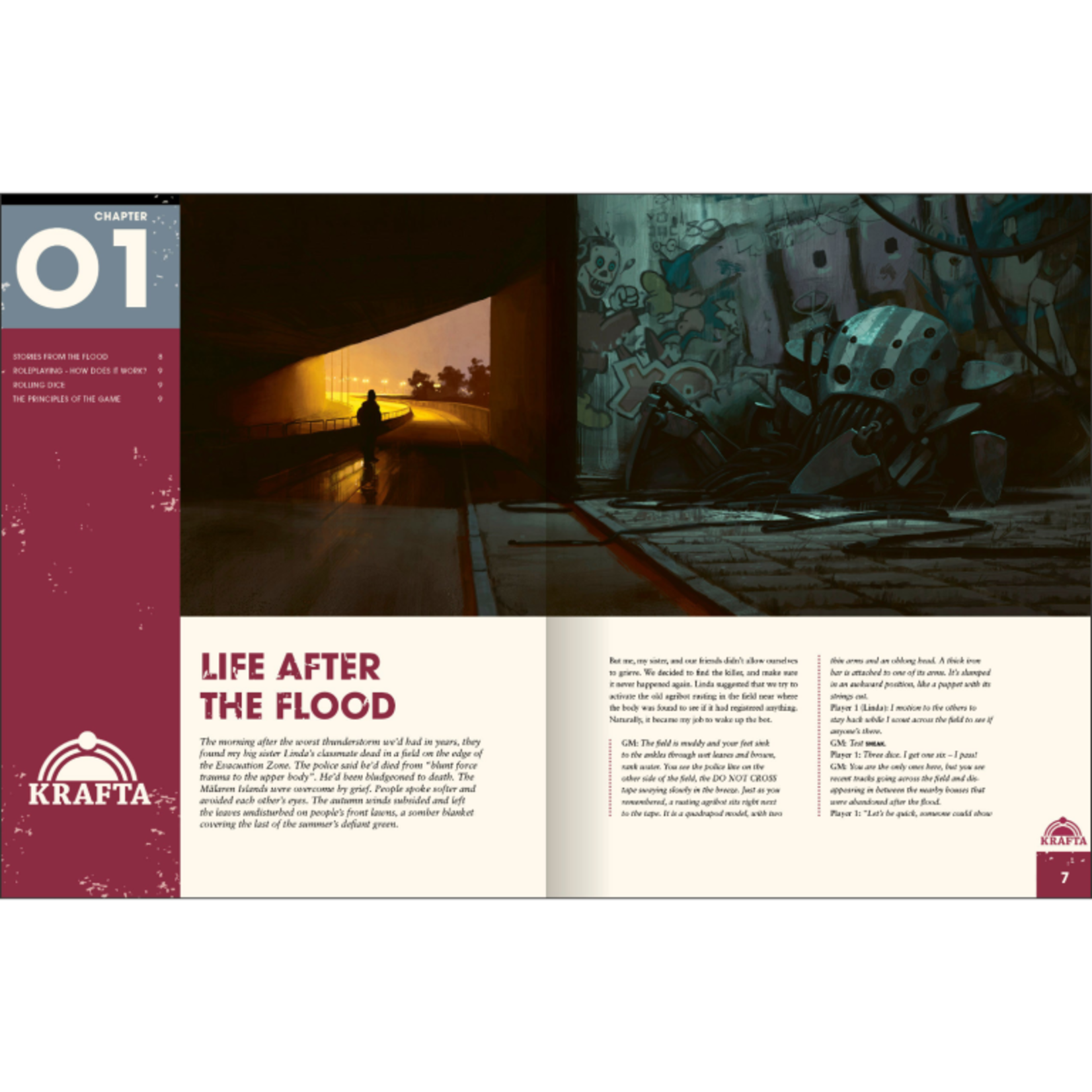 Free League Publishing Tales from the Loop: Things From the Flood - RPG Core Rulebook