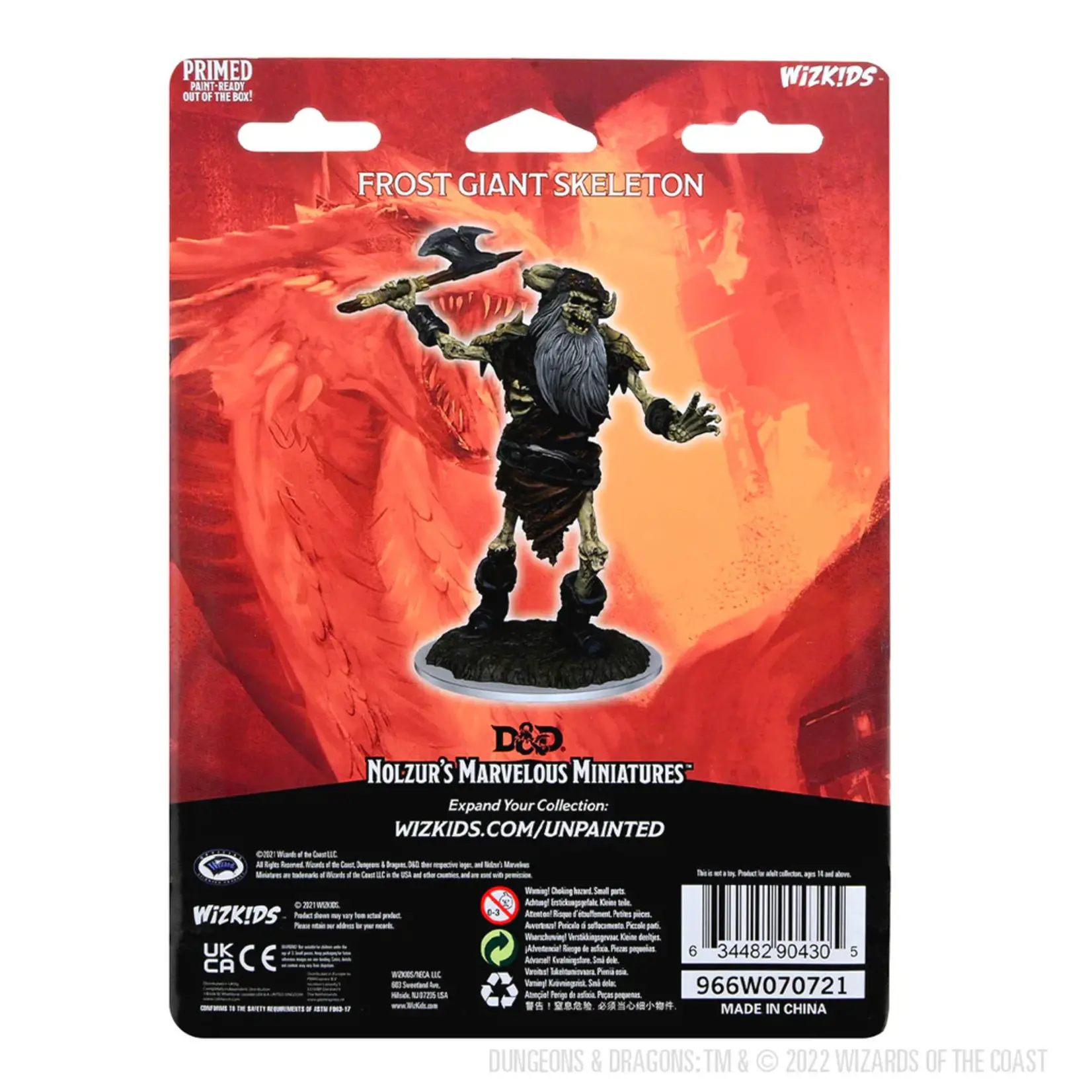 Wizkids D&D Nolzur's Marvelous Miniatures Frost Giant Skeleton