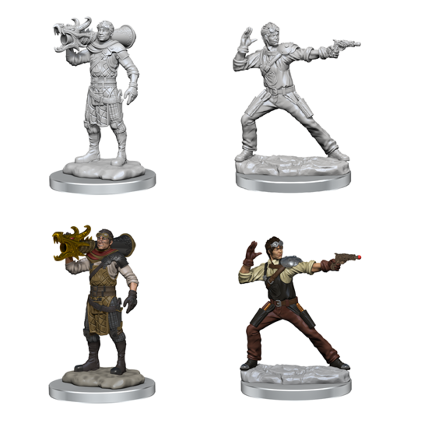 Wizkids D&D Nolzur's Marvelous Miniatures Human Artificer & Apprentice