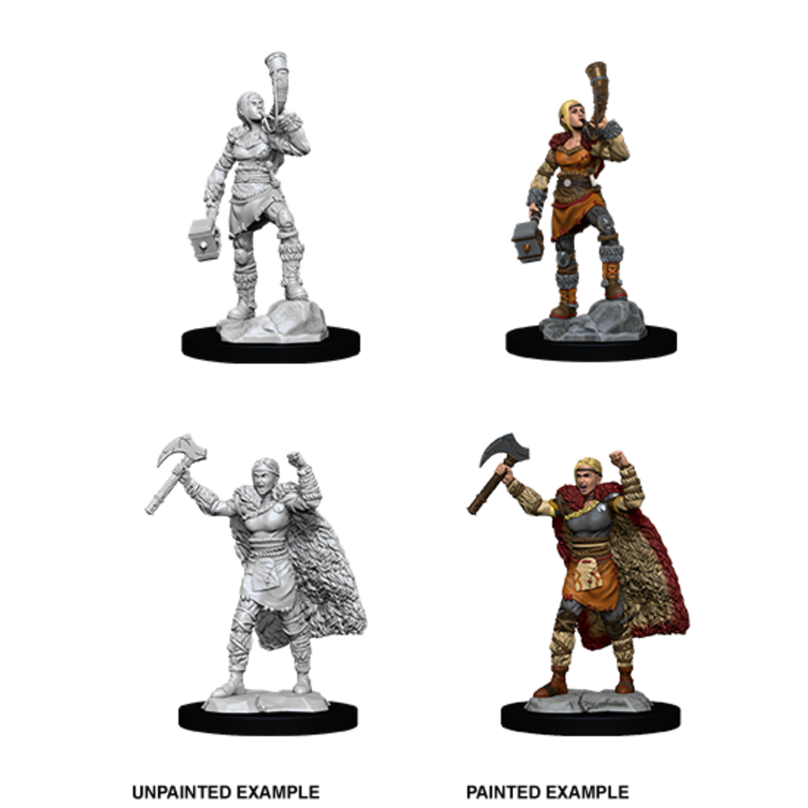 Wizkids D&D Nolzur's Marvelous Miniatures Human Barbarian Female 2
