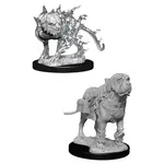 Wizkids D&D Nolzur's Marvelous Miniatures Mastiff and Shadow Mastiff