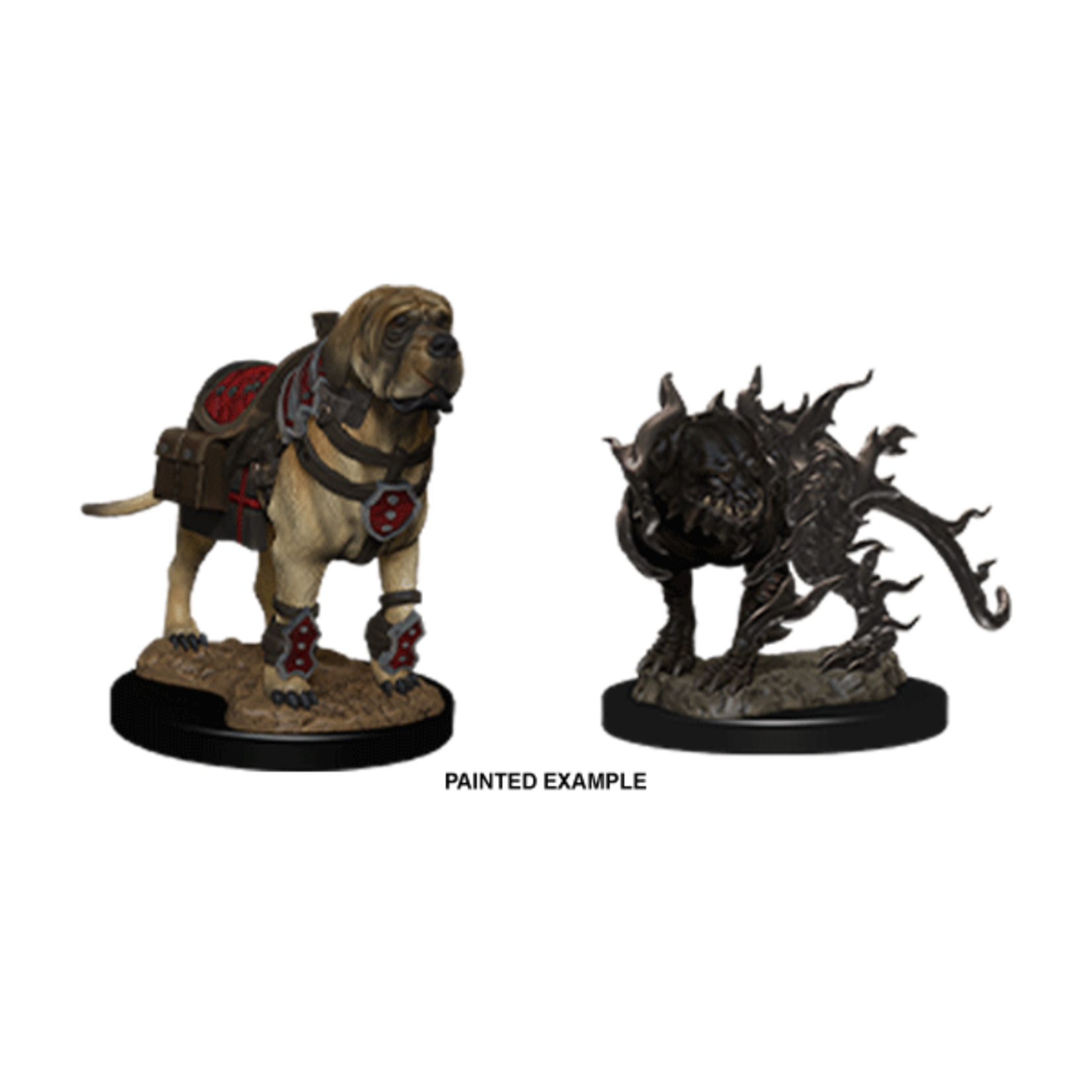 Wizkids D&D Nolzur's Marvelous Miniatures Mastiff and Shadow Mastiff