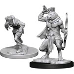 Wizkids D&D Nolzur's Marvelous Miniatures Wererat and Weretiger