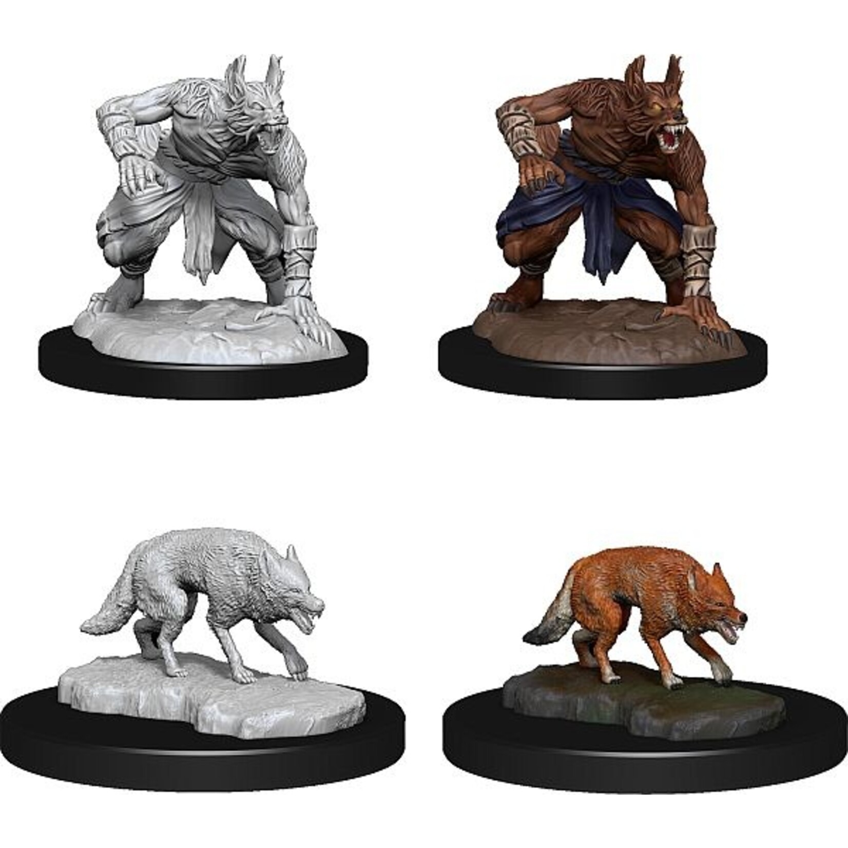 Wizkids D&D Nolzur's Marvelous Miniatures Jackalwere & Jackal