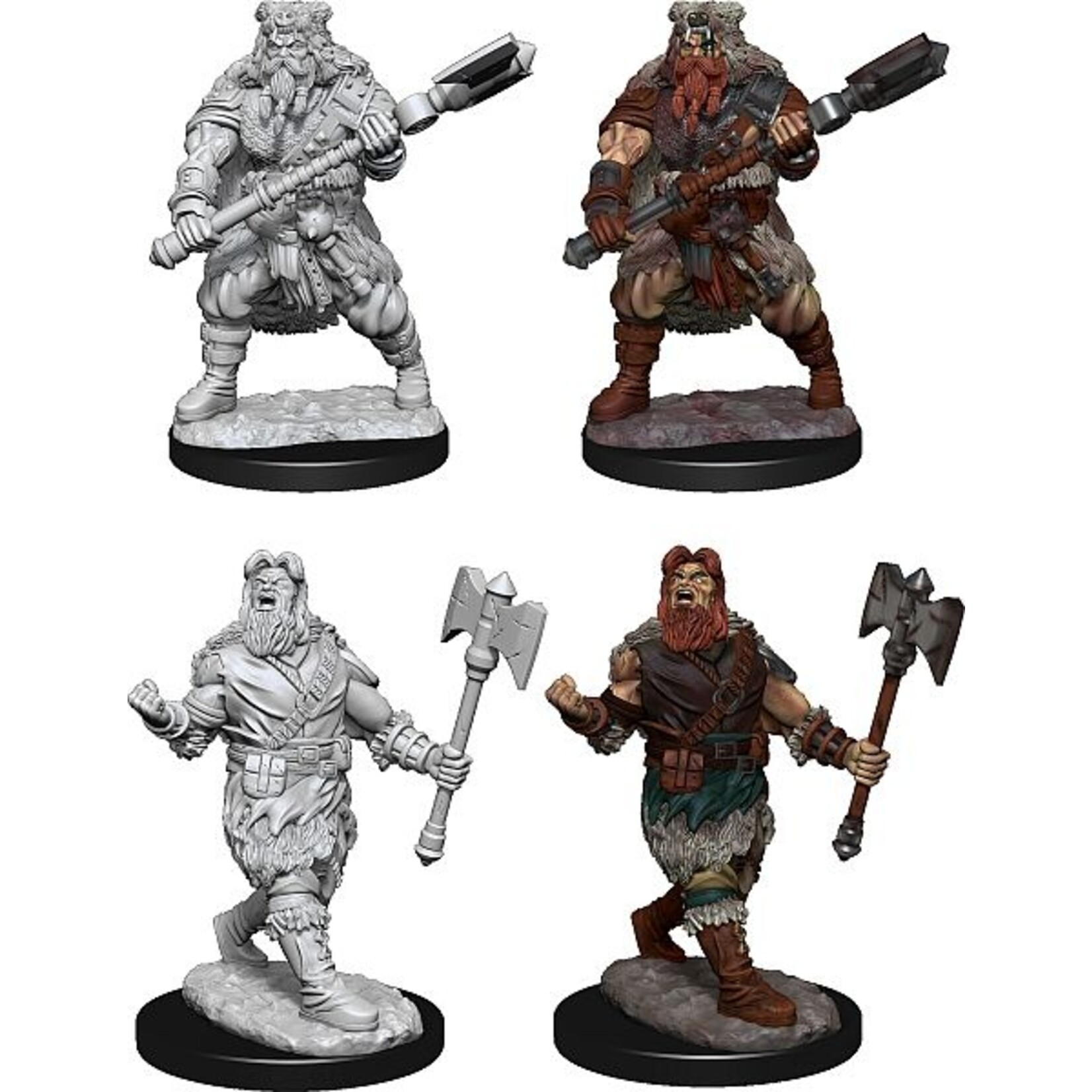 Wizkids D&D Nolzur's Marvelous Miniatures Human Barbarian Male 4
