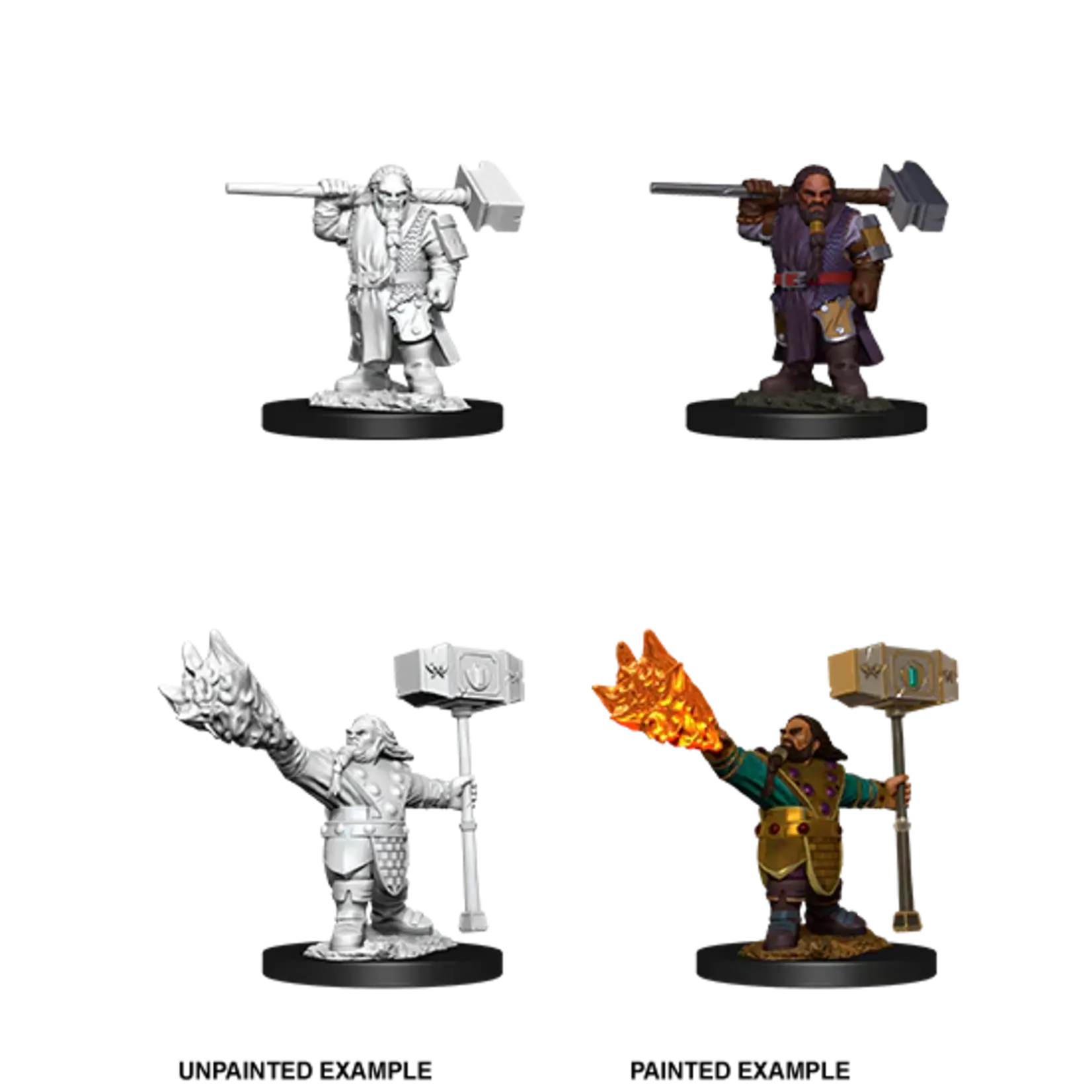 Wizkids D&D Nolzur's Marvelous Miniatures Dwarf Cleric Male 2