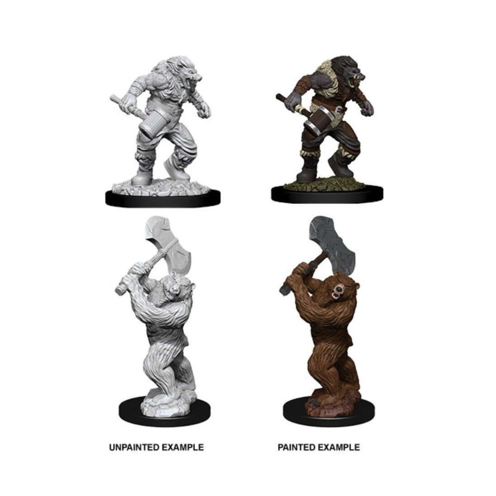 Wizkids D&D Nolzur's Marvelous Miniatures Wereboar and Werebear