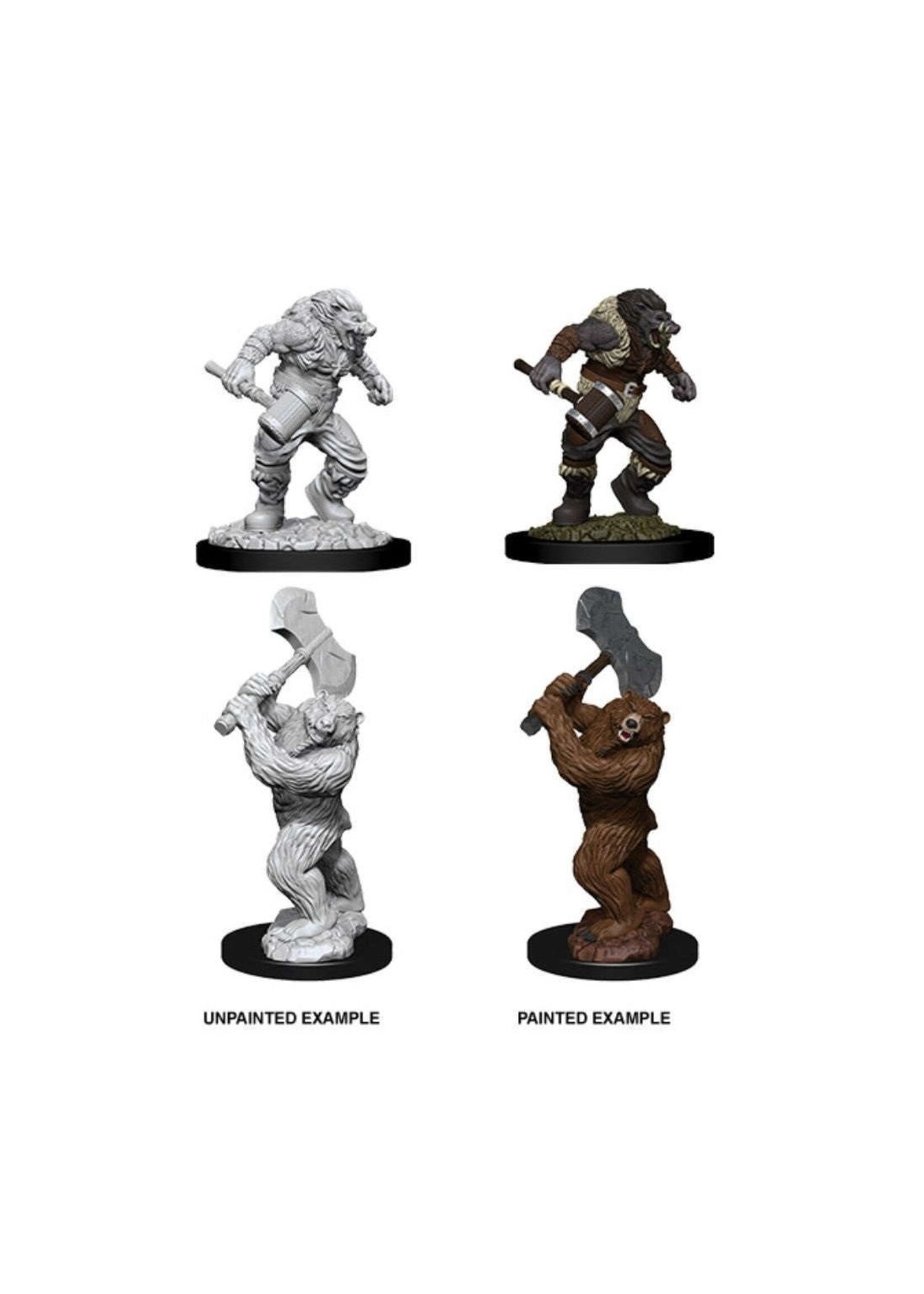 Wizkids D&D Nolzur's Marvelous Miniatures Wereboar and Werebear