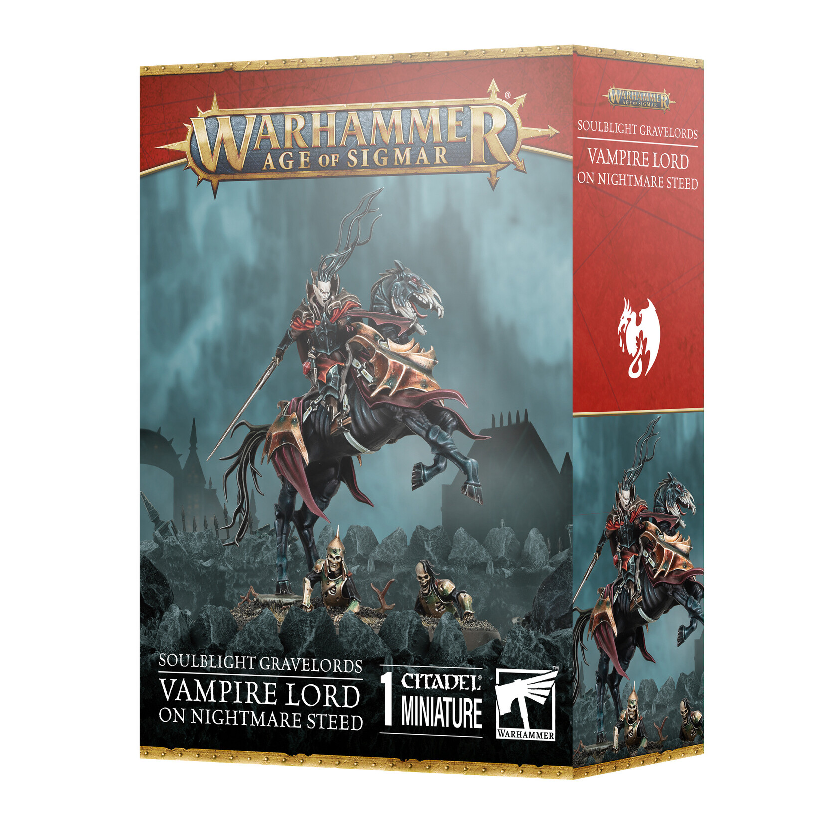 Games Workshop Soulblight Gravelords Vampire Lord on Nightmare Steed
