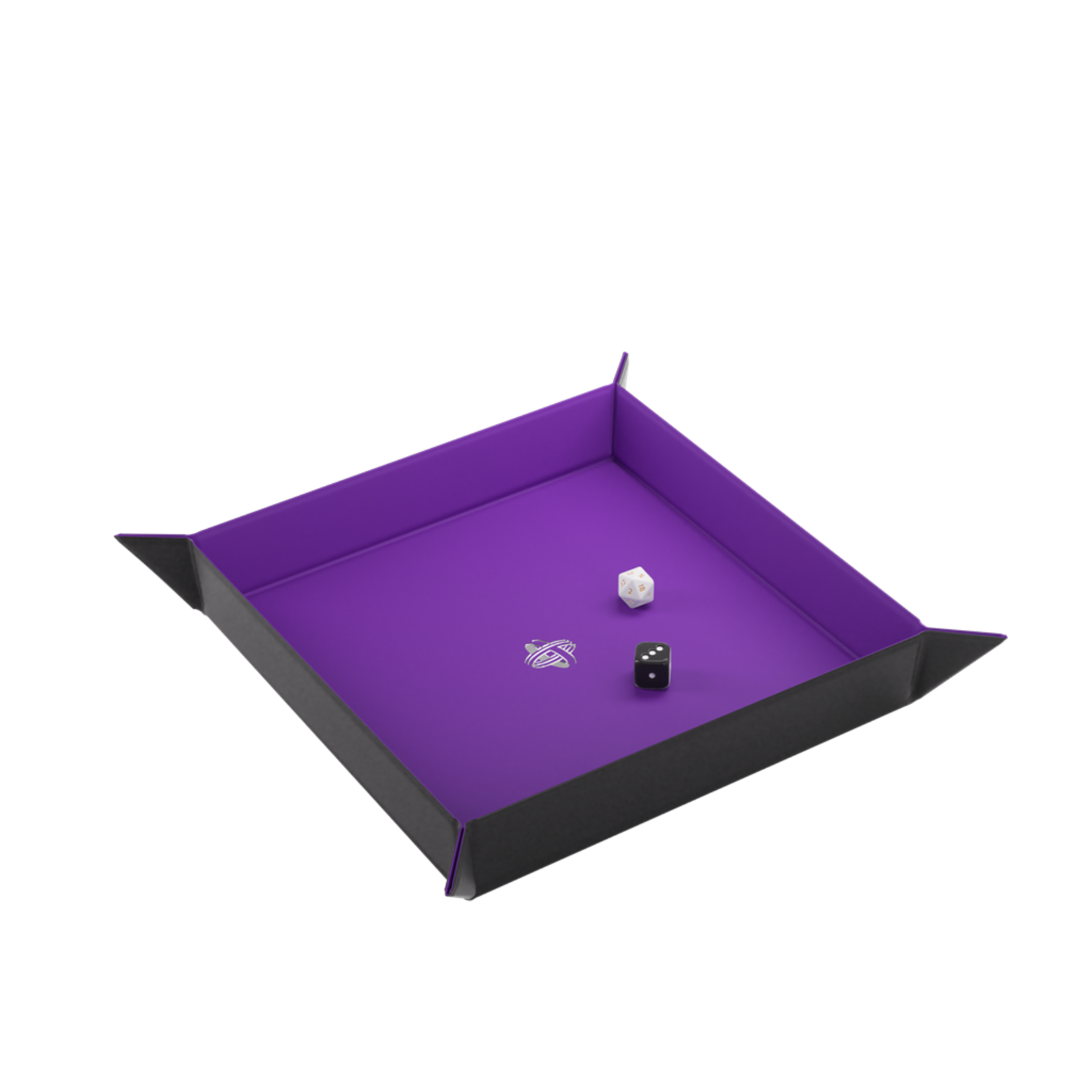 Gamegenic Magnetic Dice Tray Square Black/Purple