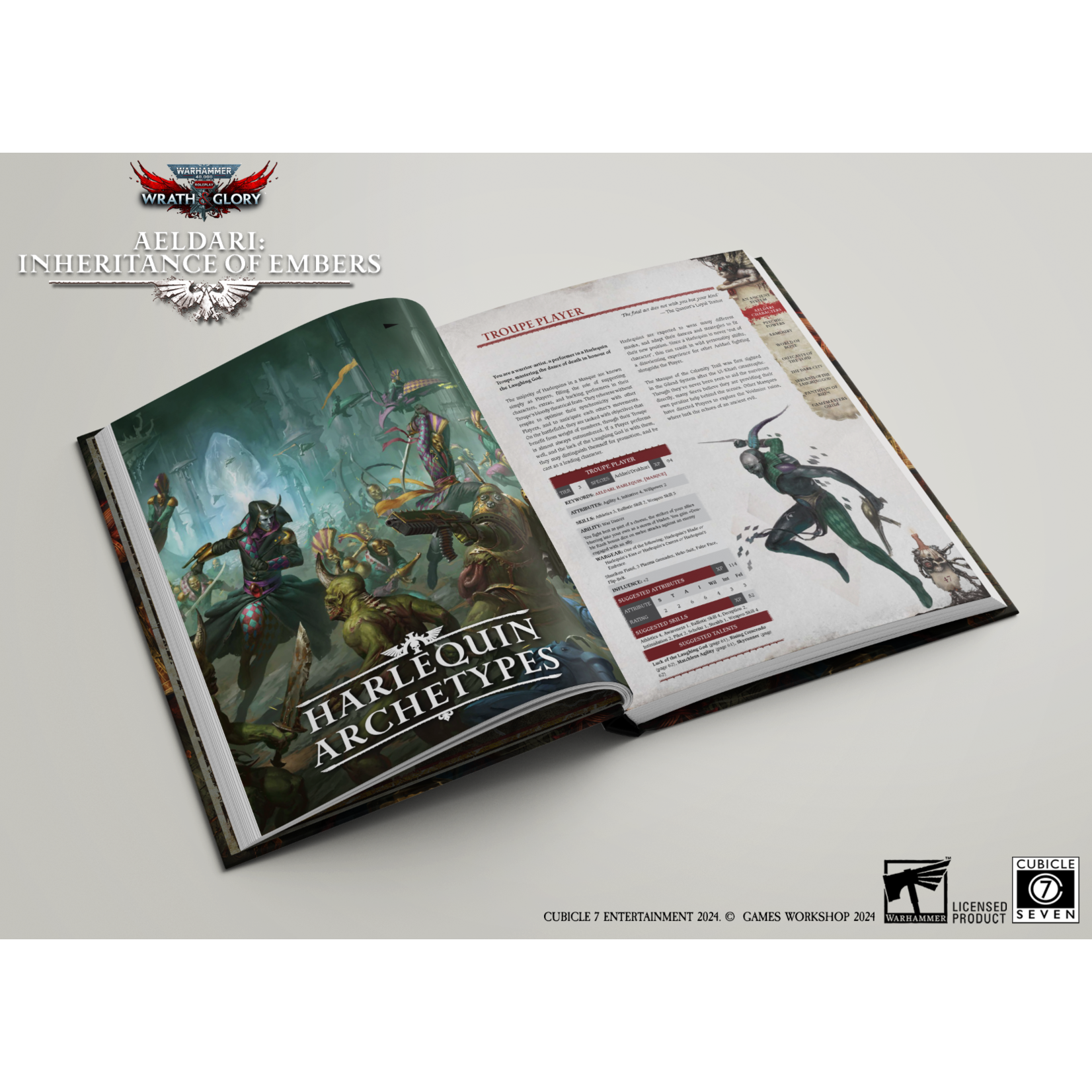 Cubicle 7 Warhammer 40.000 RP W&G Inheritance of Embers (EN)