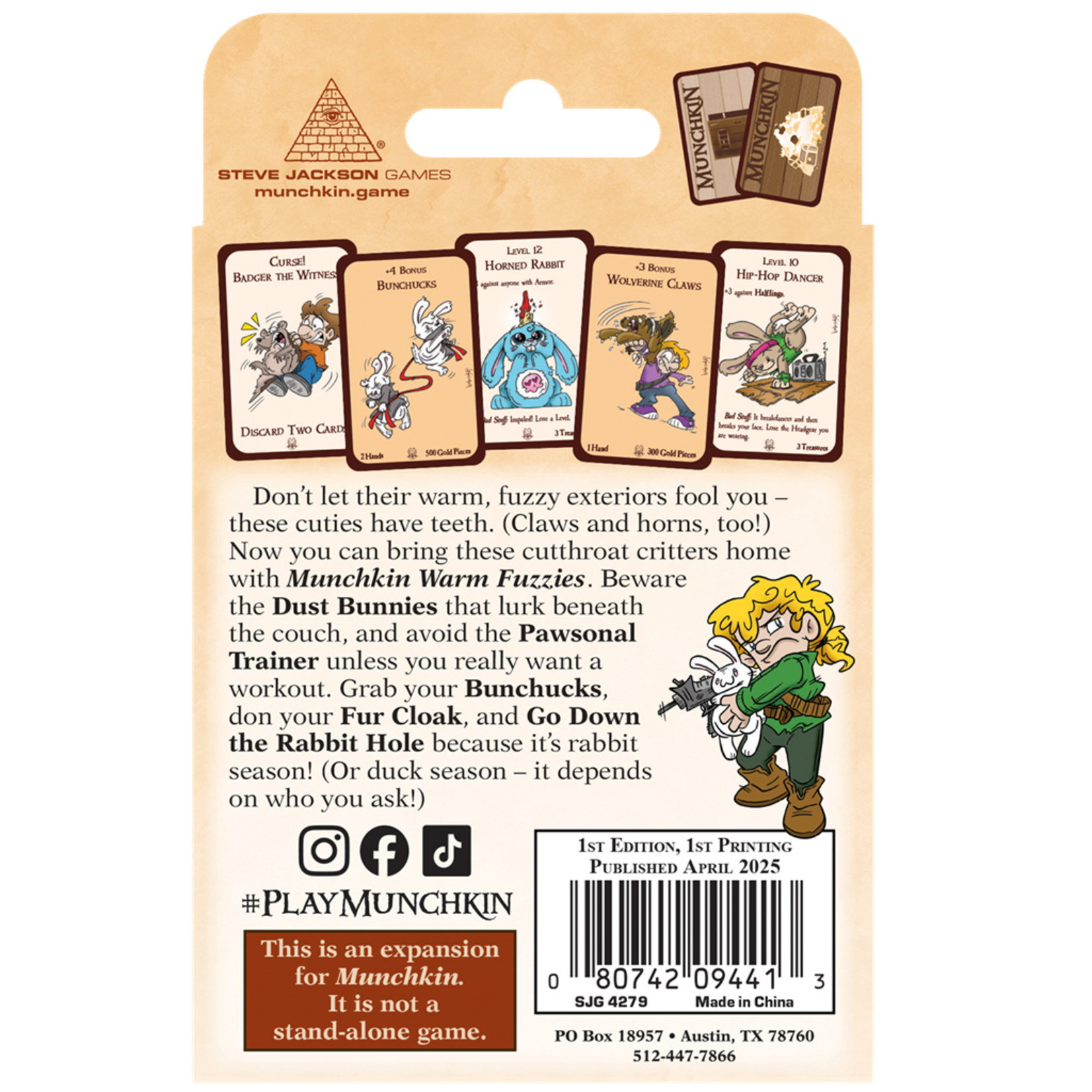 Steve Jackson Games Munchkin: Warm Fuzzies (EN)