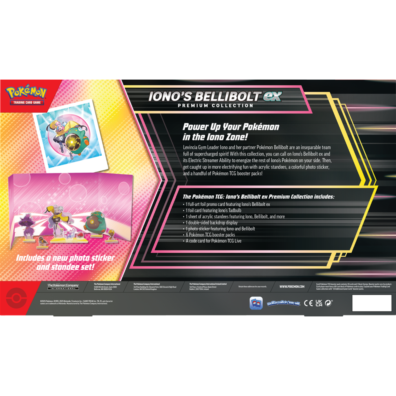 Pokemon USA POK Iono's Bellibolt ex Premium Collection (EN)