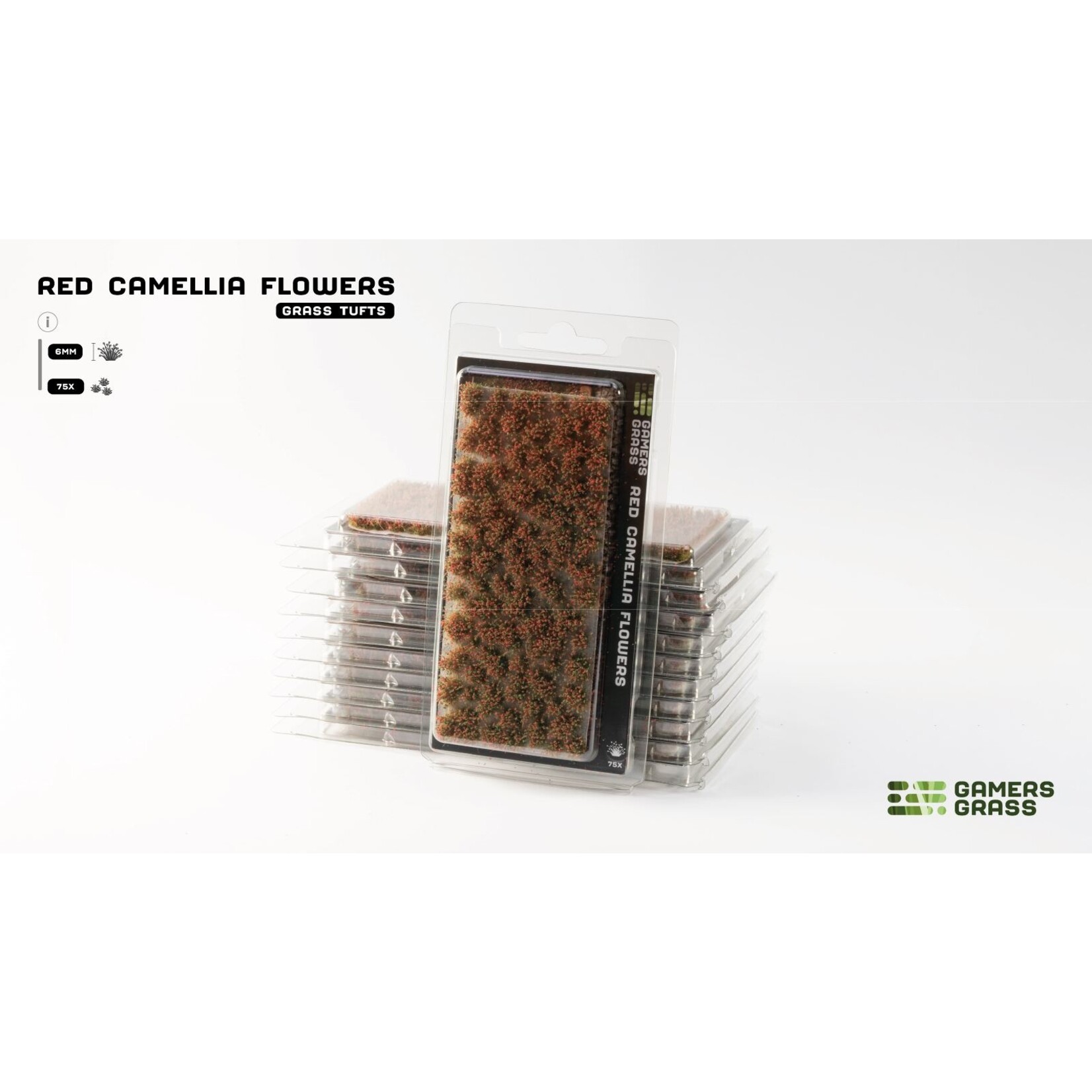 Gamers Grass Red Camellia Flowers