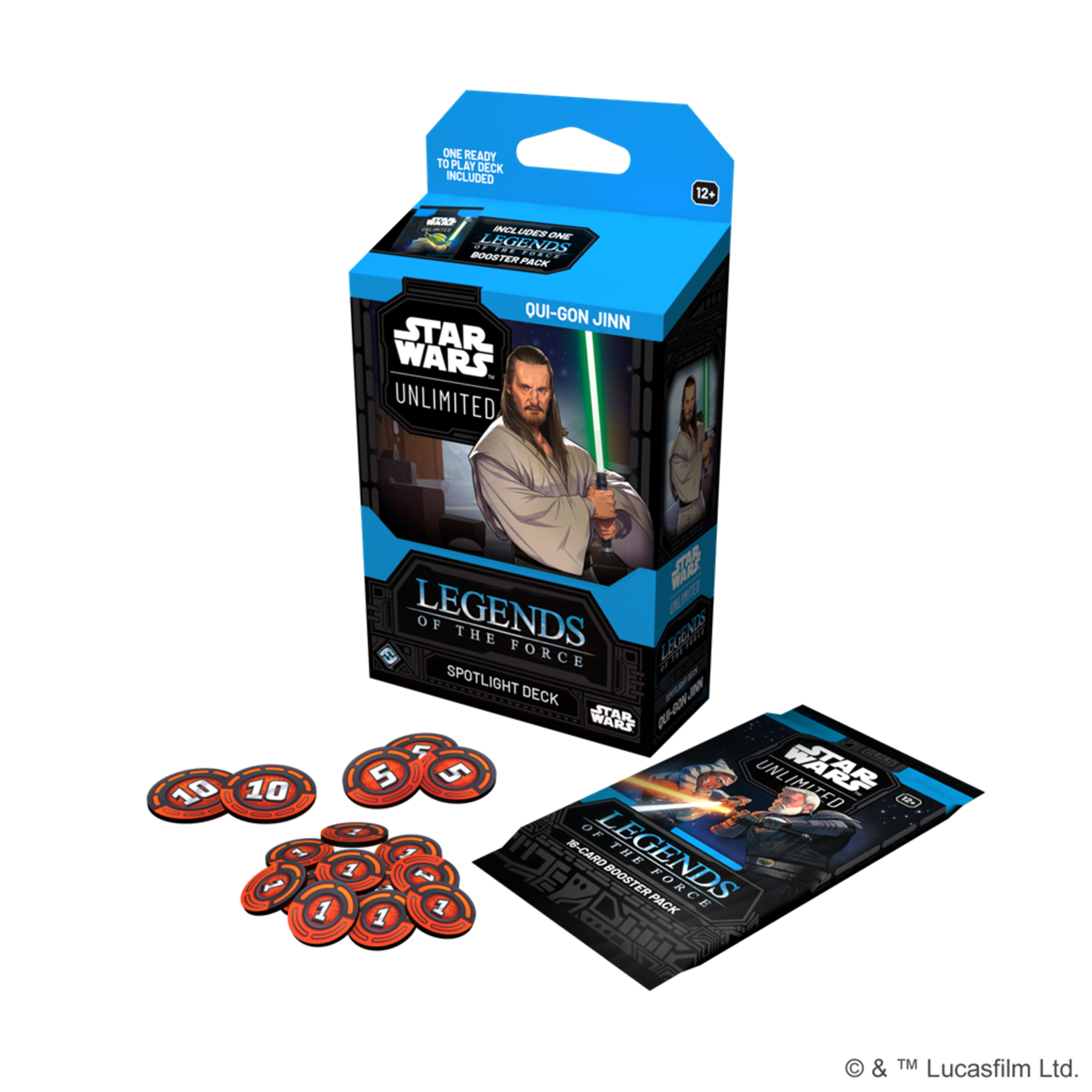 Fantasy Flight Games SWU: Legends of the Force Qui-Gon Jinn Spotlight Deck (EN)