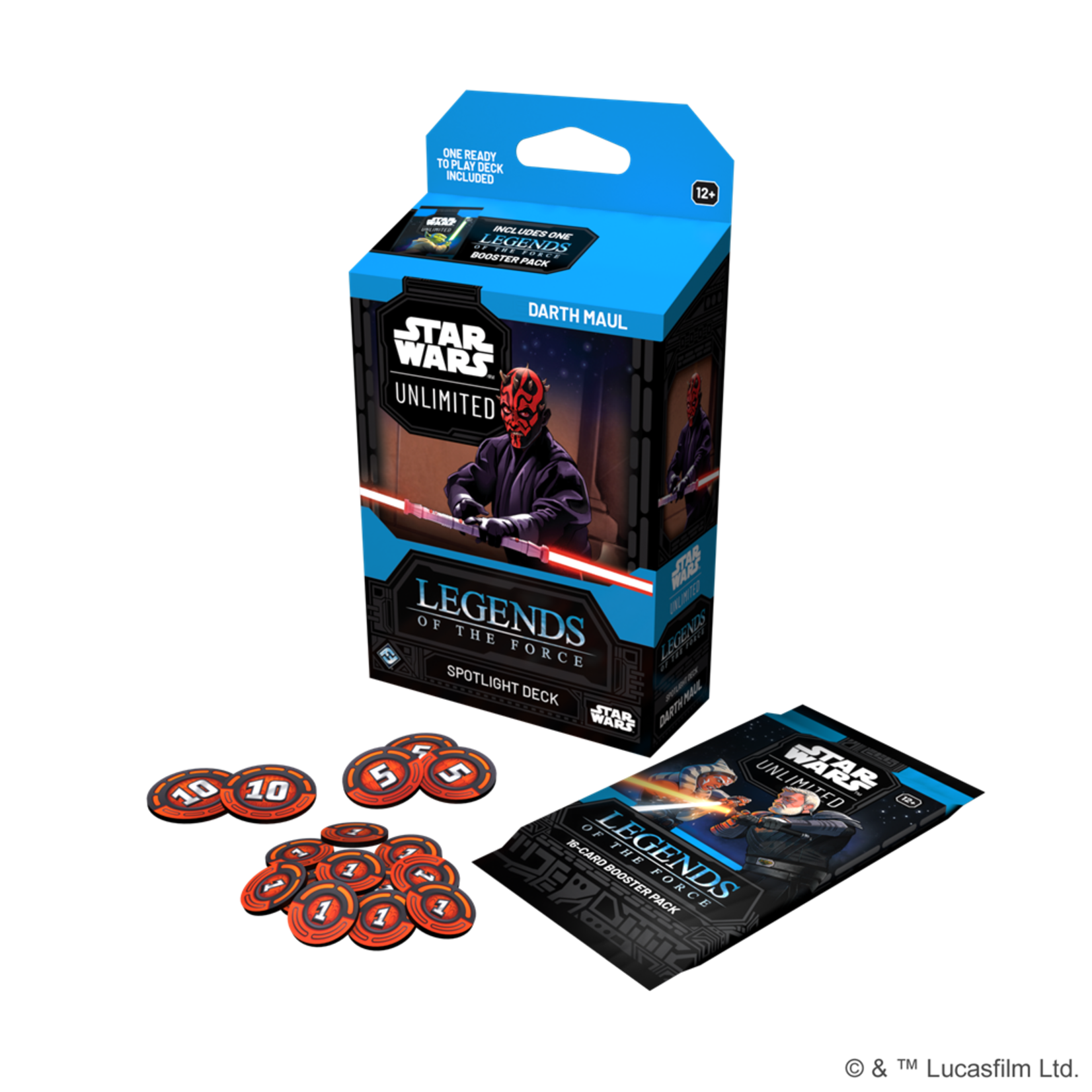 Fantasy Flight Games SWU: Legends of the Force Darth Maul Spotlight Deck (EN)