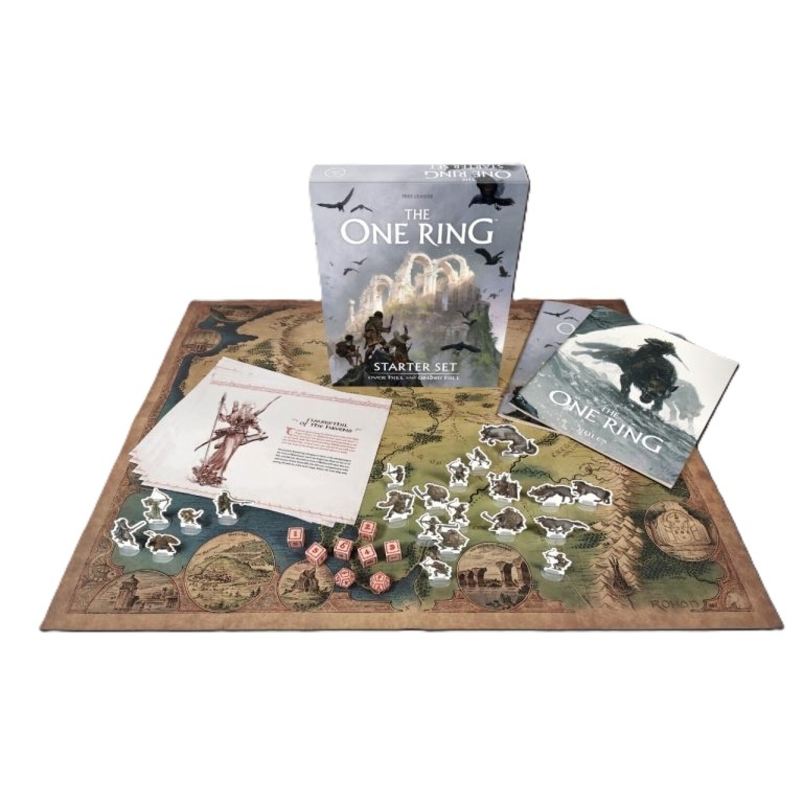 Free League Publishing The One Ring RPG Starter Set Over Hill and Under Hill (EN)