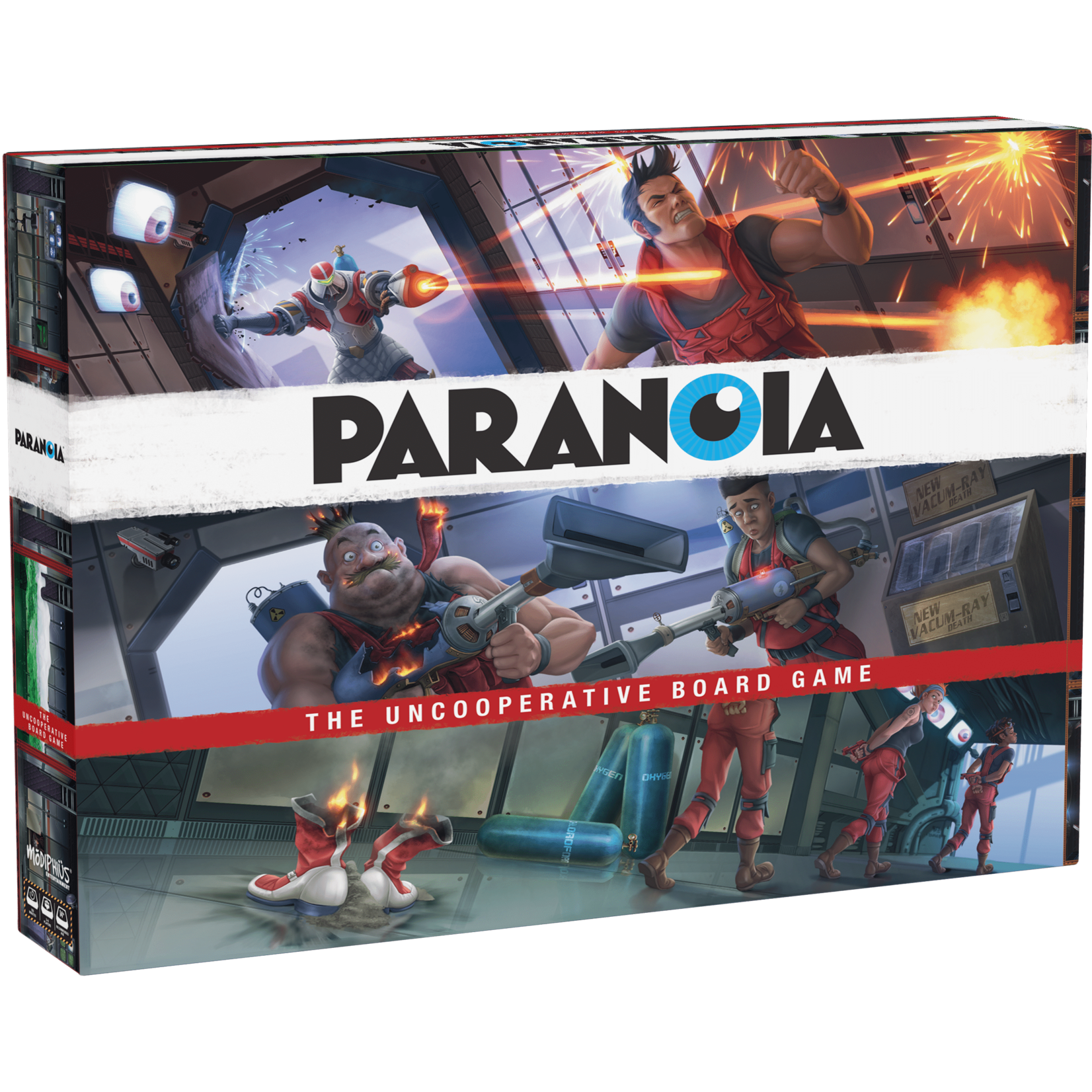 Modiphius Entertainment Paranoia: The Uncooperative Board Game (EN)