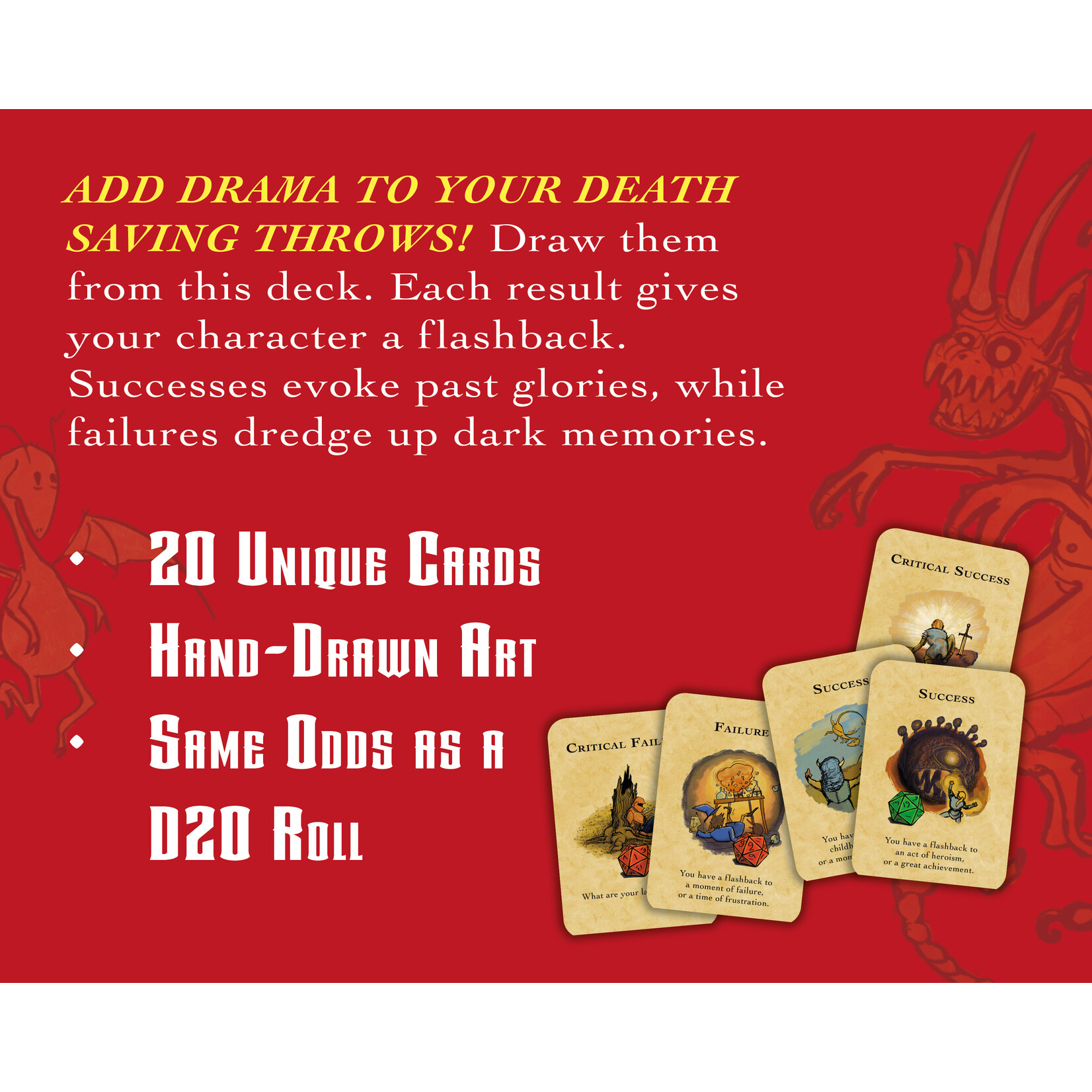 Cacklin Slayers RPG Death Saves Deck (EN)