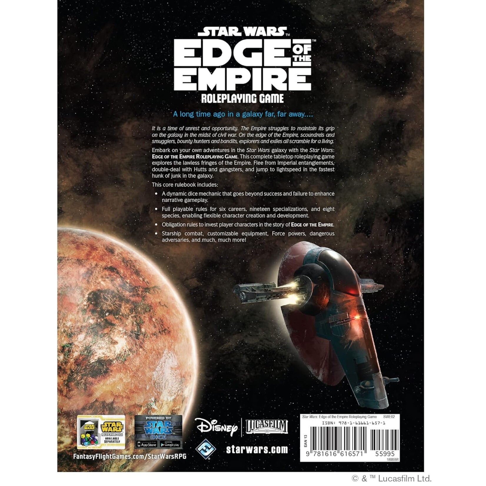 EDGE Studio Star Wars RPG Edge of the Empire - Core Rulebook (EN)
