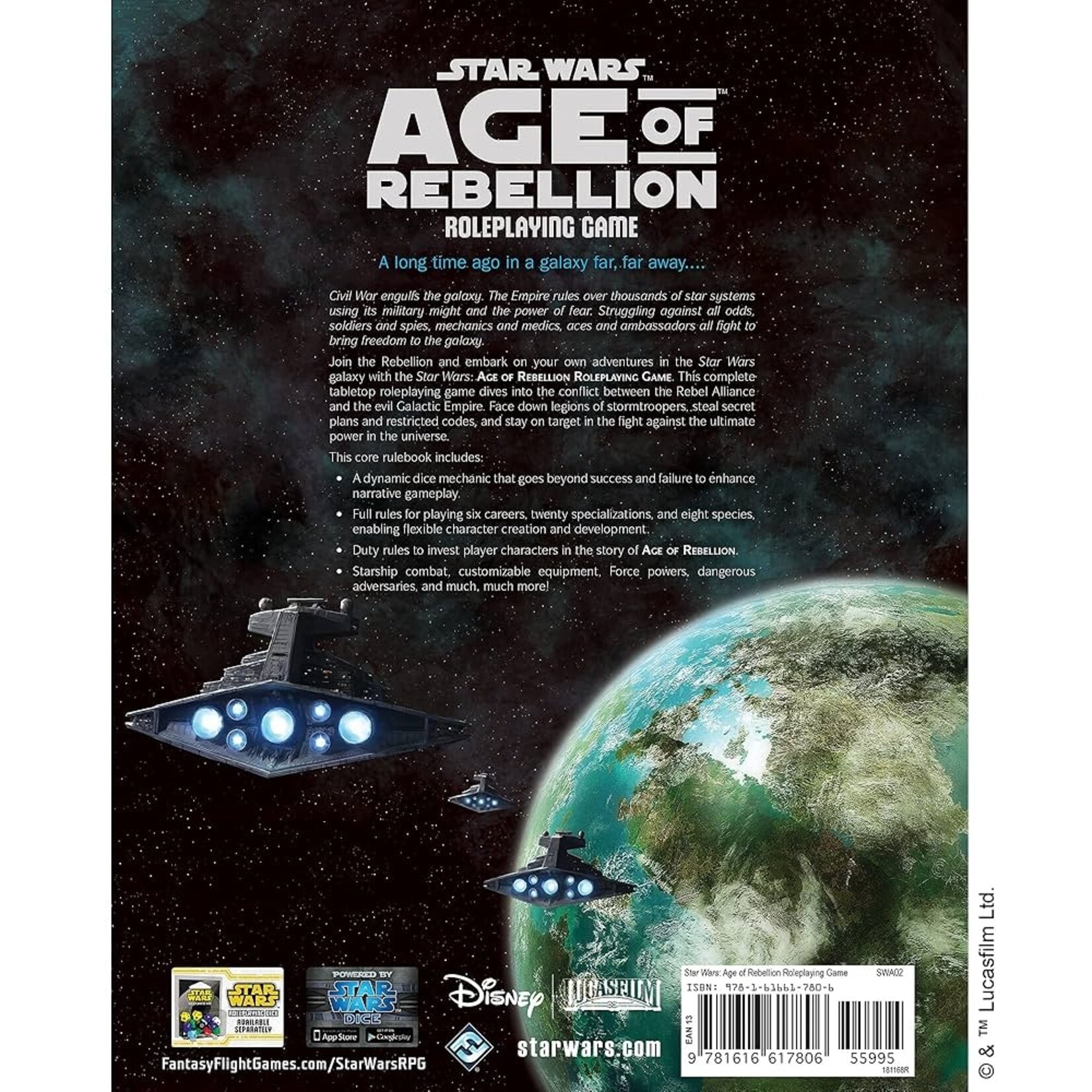 EDGE Studio Star Wars RPG Age of Rebellion - Core Rulebook (EN)
