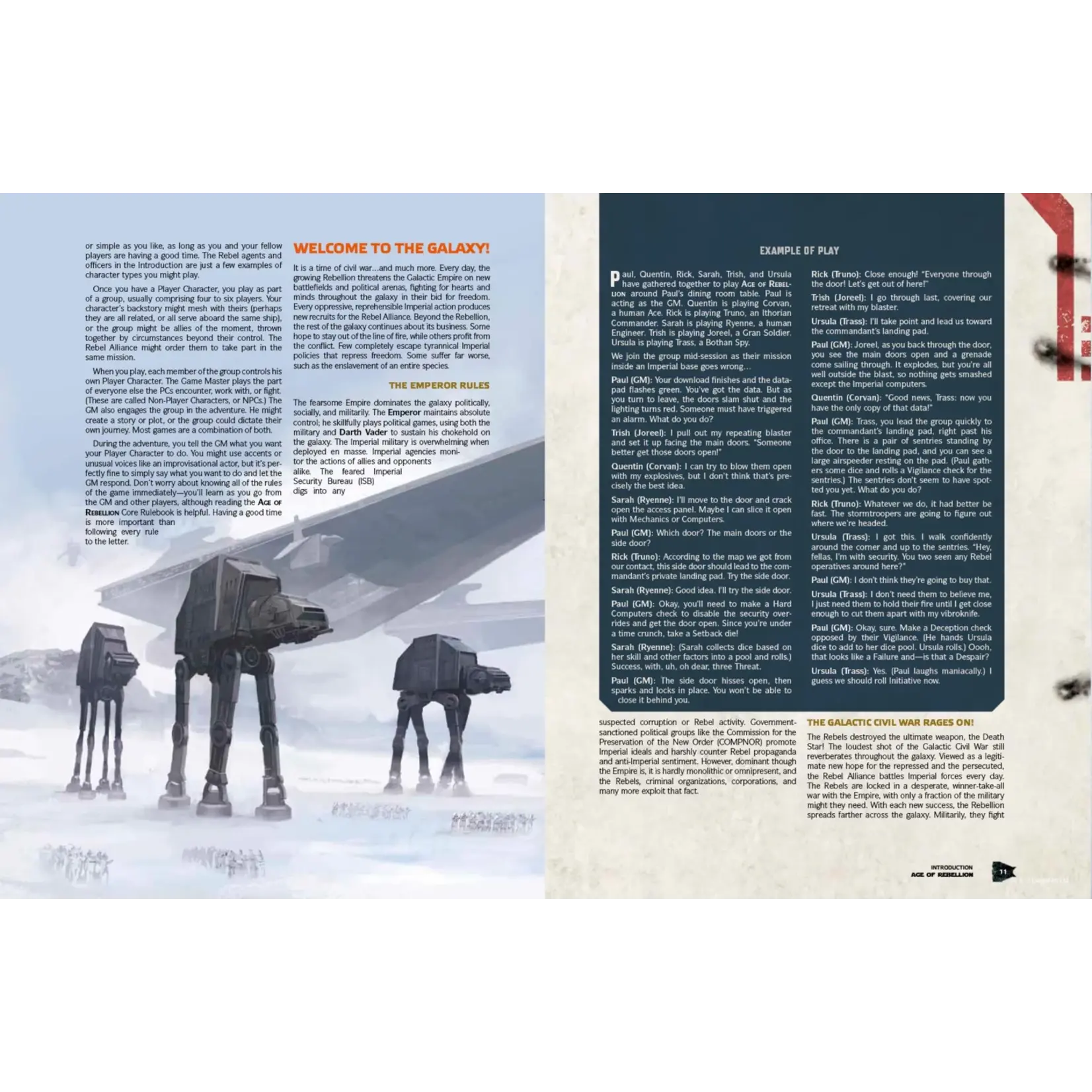 EDGE Studio Star Wars RPG Age of Rebellion - Core Rulebook (EN)