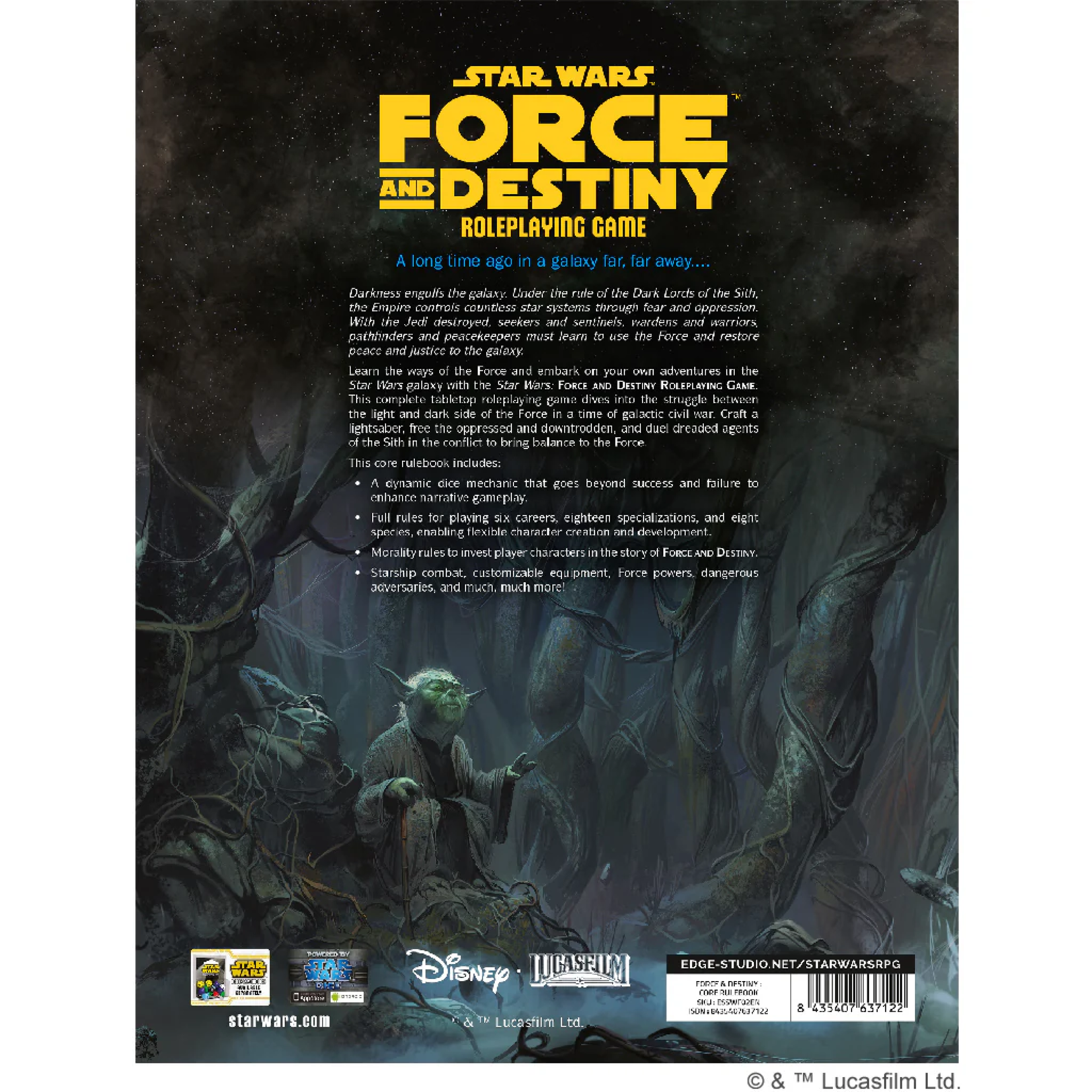EDGE Studio Star Wars RPG Force and Destiny - Core Rulebook (EN)