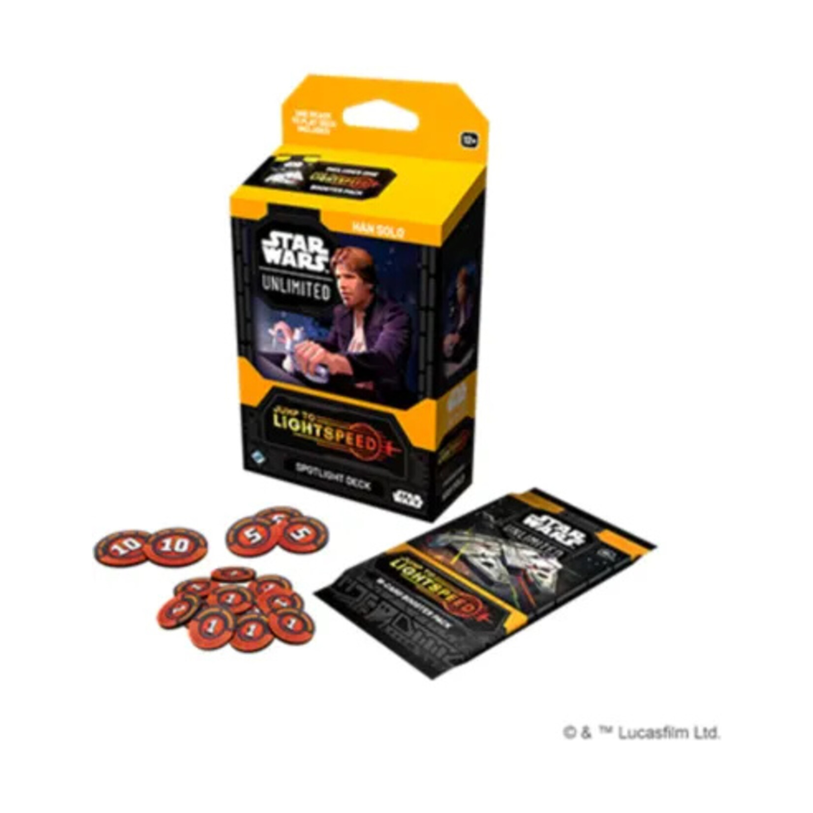 Fantasy Flight Games Star Wars Unlimited: Jump to Lightspeed Han Solo Spotlight Deck (EN)