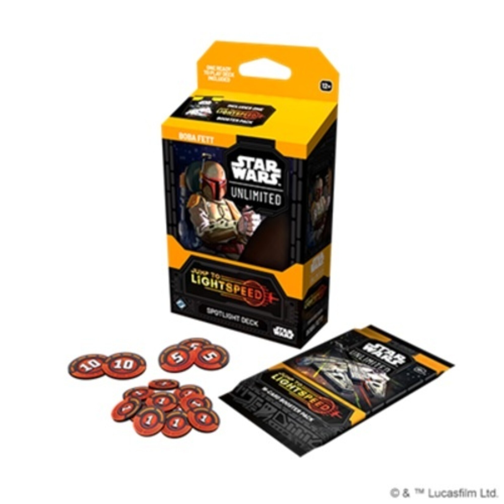 Fantasy Flight Games Star Wars Unlimited: Jump to Lightspeed Boba Fett Spotlight Deck (EN)