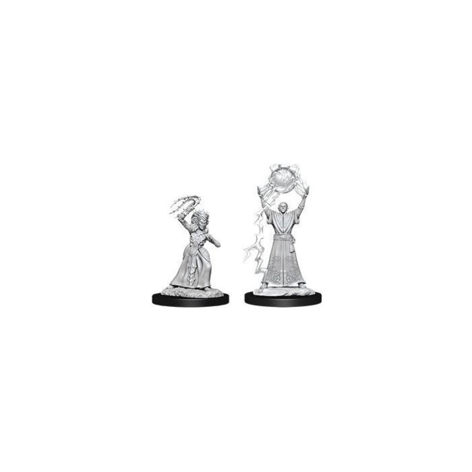 Wizkids D&D Nolzur's Marvelous Miniatures Drow Mage and Drow Priestess