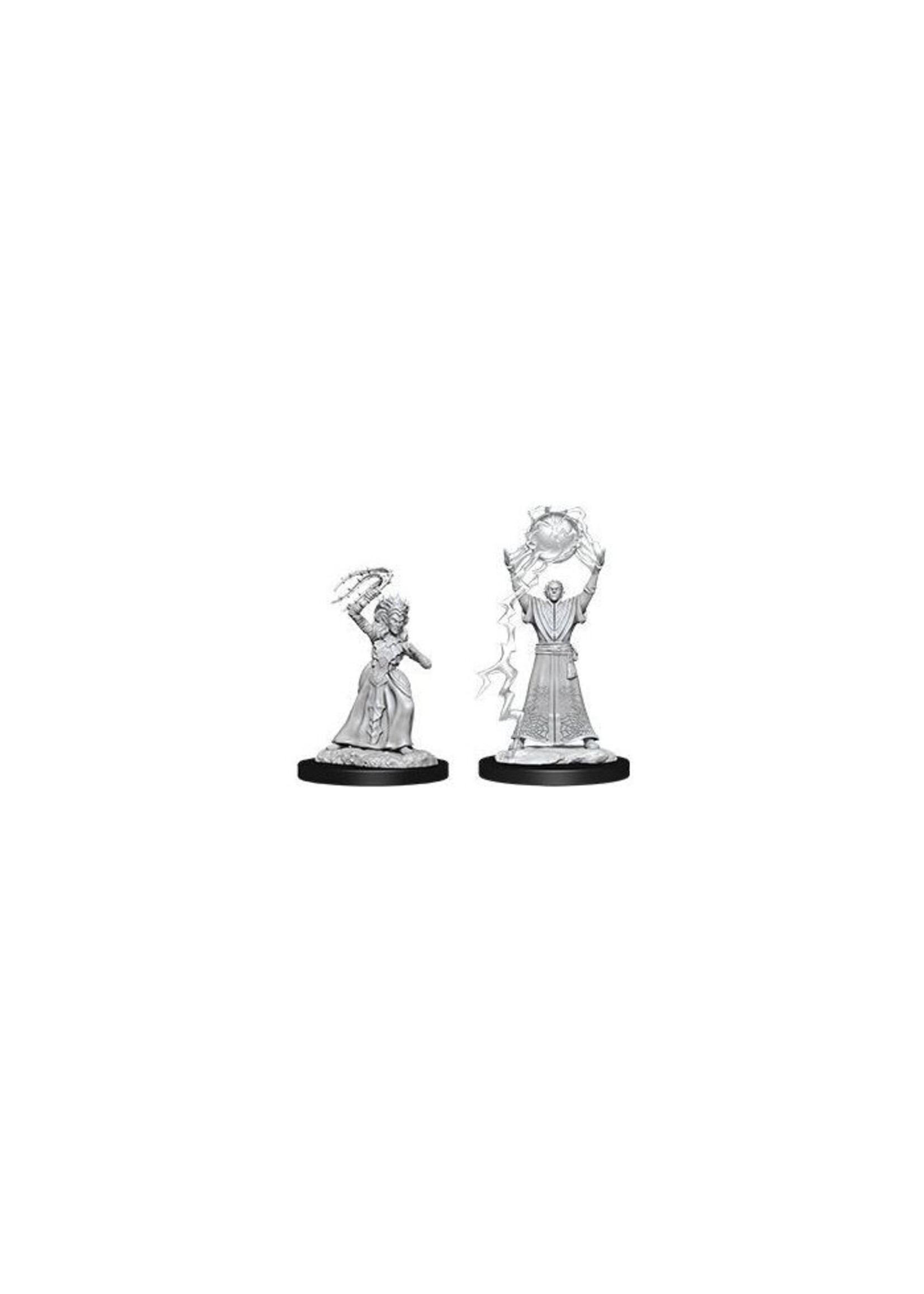Wizkids D&D Nolzur's Marvelous Miniatures Drow Mage and Drow Priestess