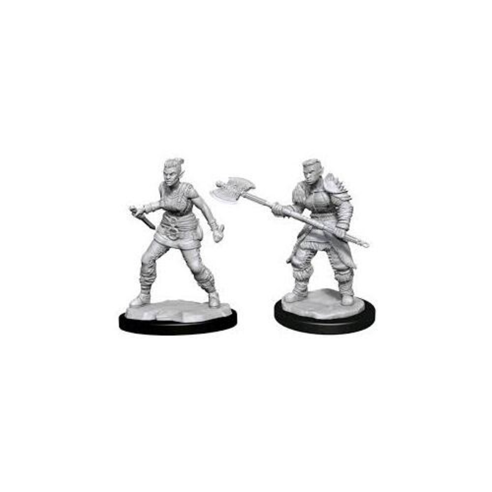 Wizkids D&D Nolzur's Marvelous Miniatures Orc Barbarian Female