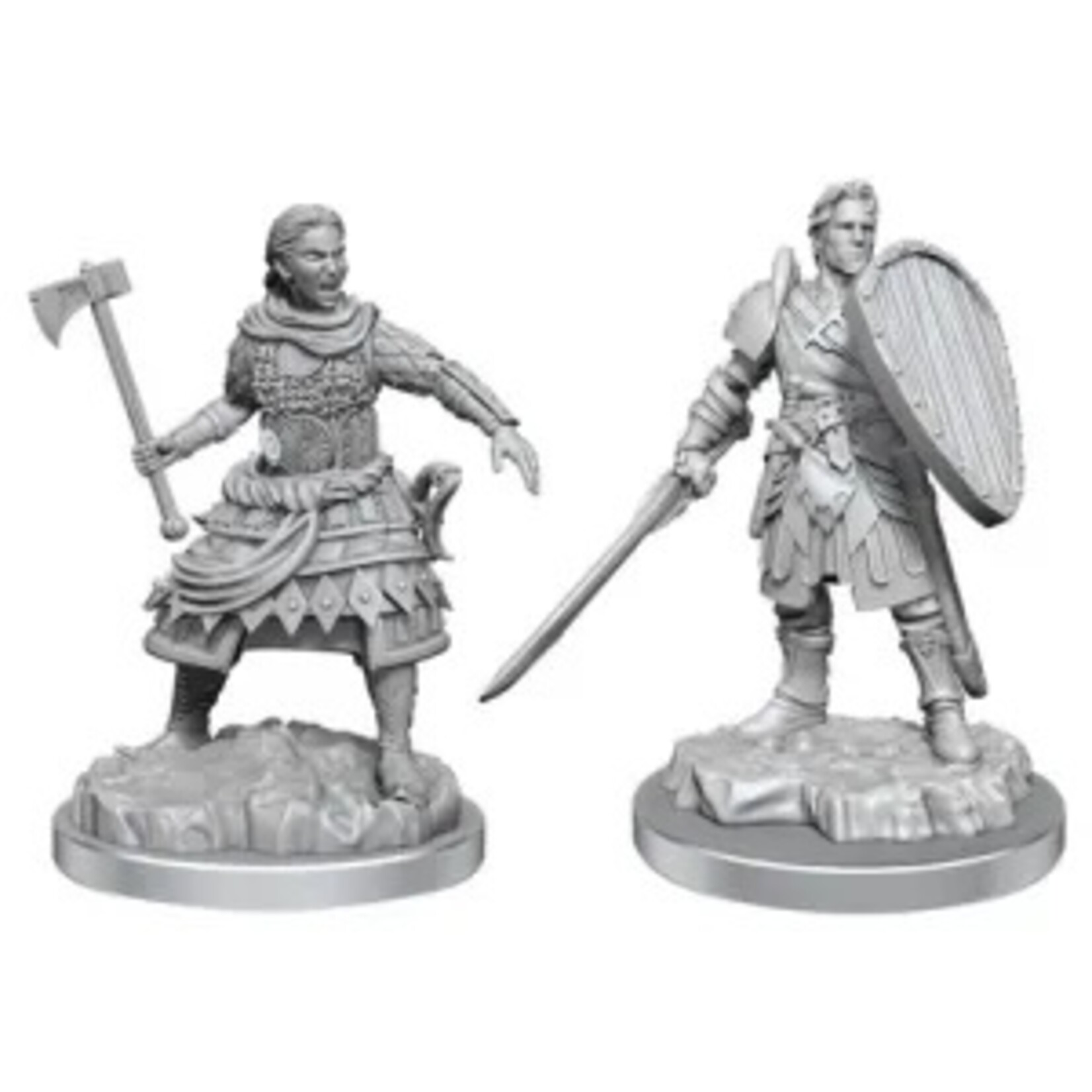 Wizkids D&D Nolzur's Marvelous Miniatures Human Fighters