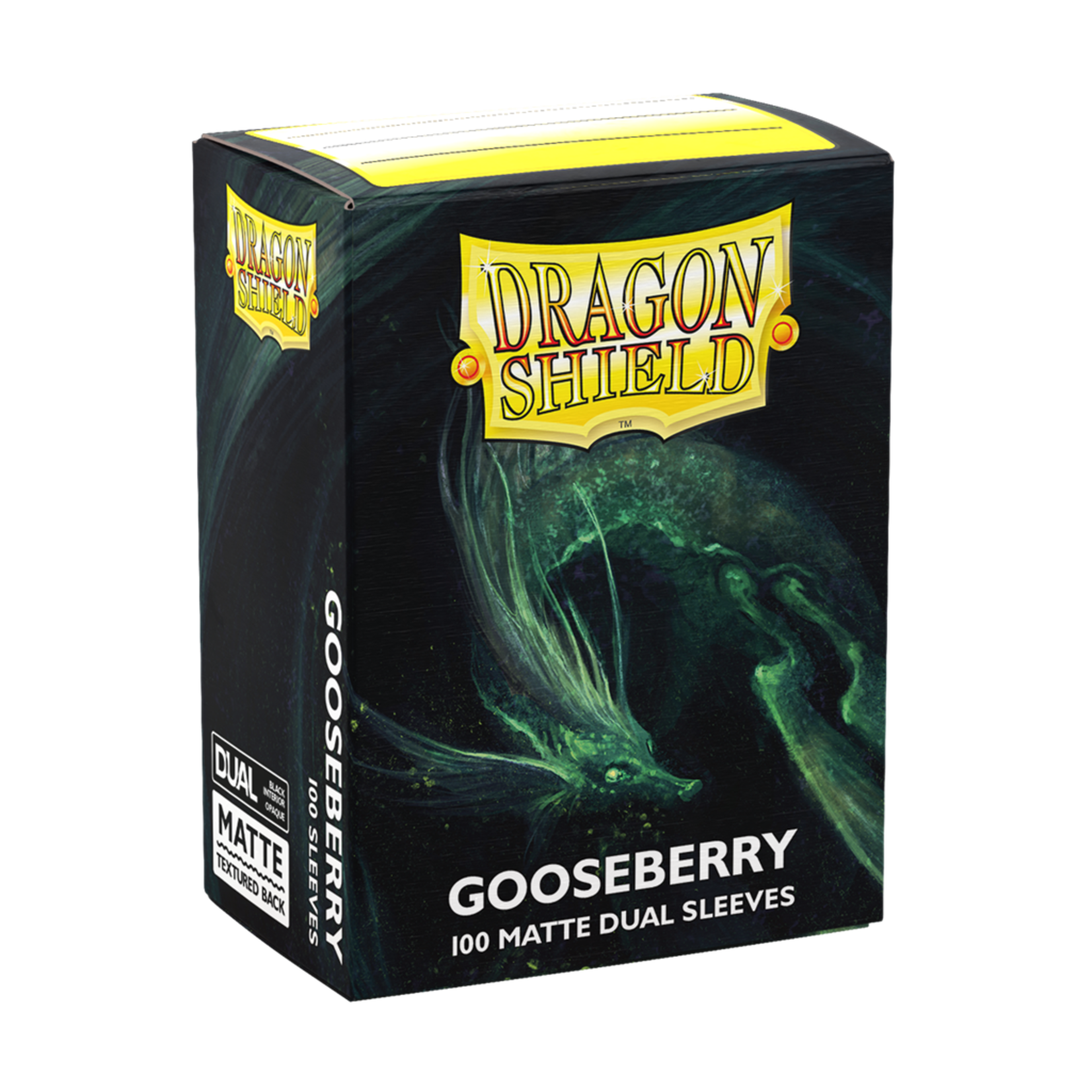 Dragonshield Dragonshield 100 Box Dual Matte Sleeves 'Gooseberry'