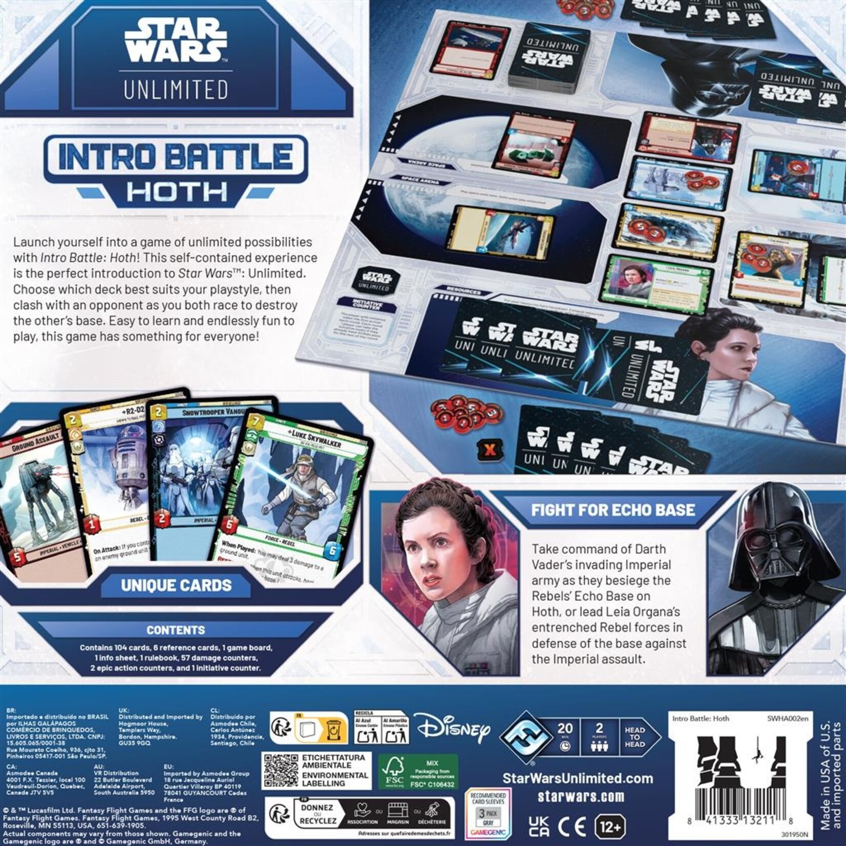 Fantasy Flight Games Star Wars Unlimited Intro Battle: Hoth (EN)