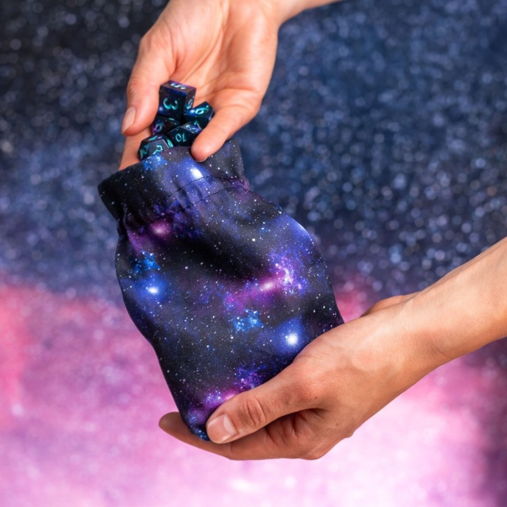 Q-Workshop Full Art Dice Pouch: Stardust