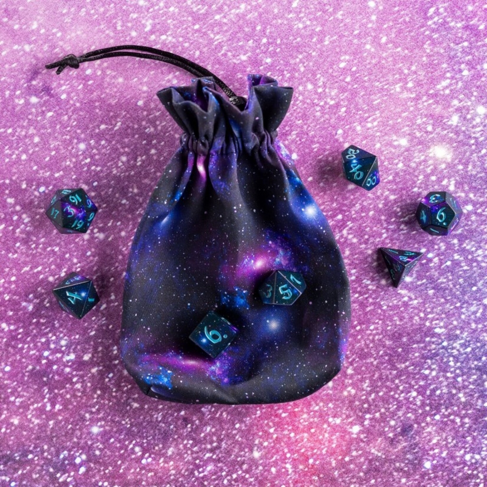 Q-Workshop Full Art Dice Pouch: Stardust