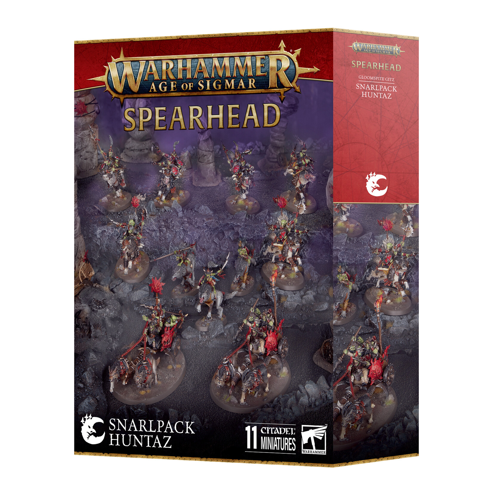 Games Workshop Spearhead: Gloomspite Gitz Snarlpack Huntaz