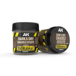 AK Interactive AK Terrains Dark & Dry Crackle Effects 100ml