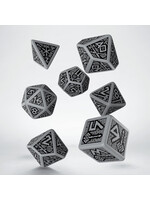 Q-Workshop Dwarven Dice Set - Gray & Black