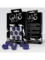 Q-Workshop CATS Modern Dice Set: Meowster (Blue)