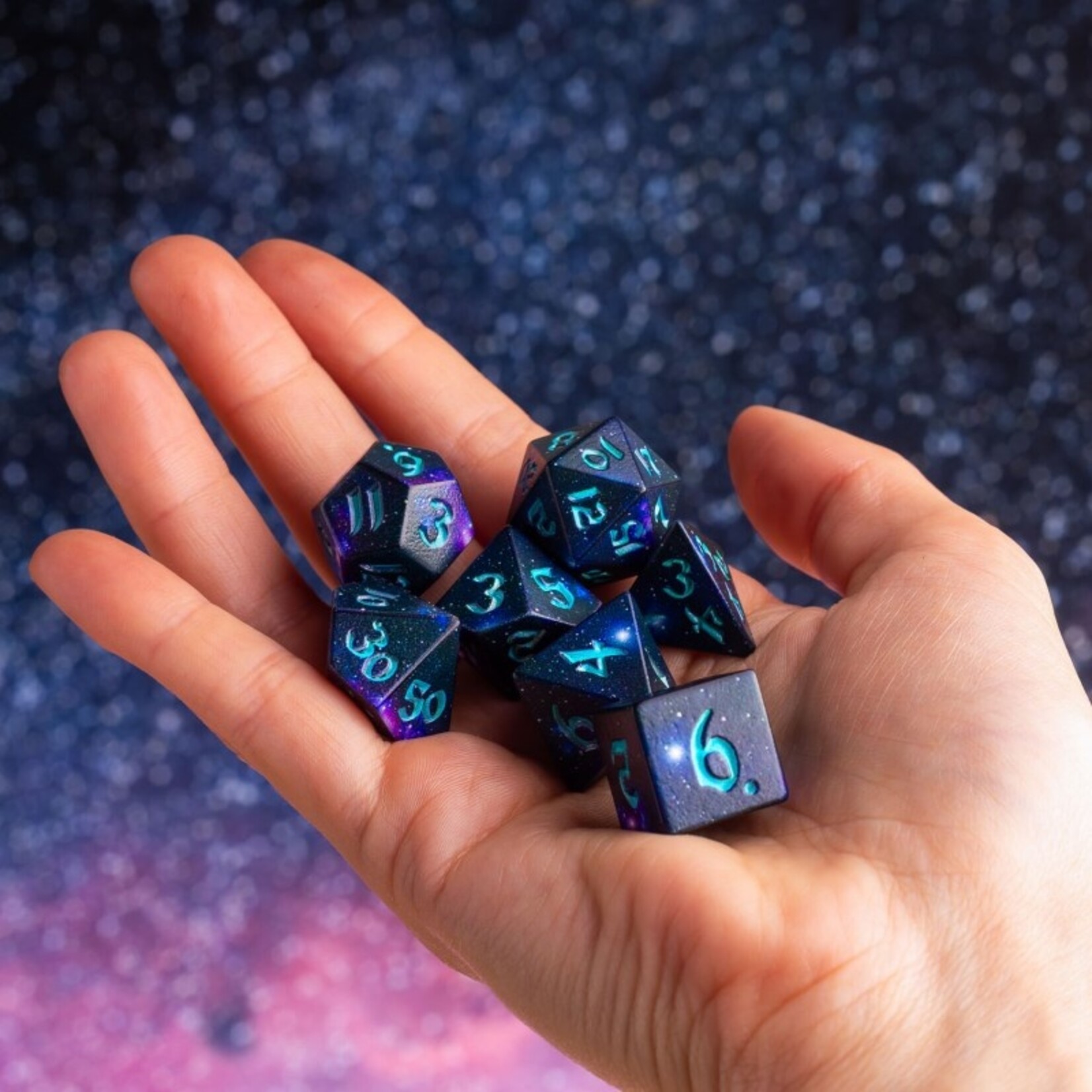 Q-Workshop Full Art Dice Set - Stardust