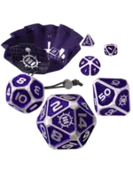 Enhance Enhance Metal RPG Dice Set - Purple