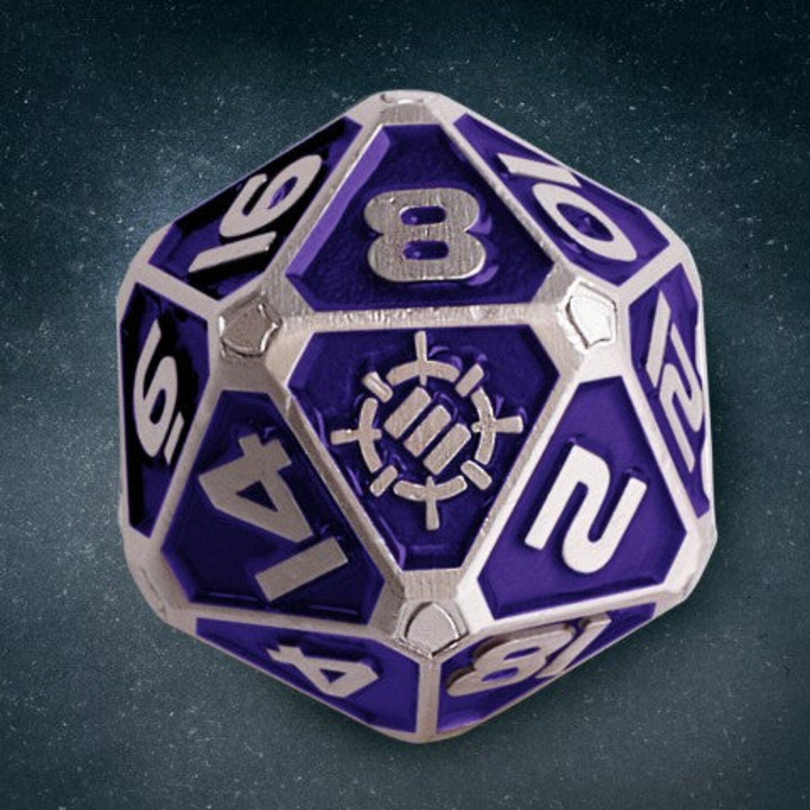 Enhance Enhance Metal RPG Dice Set - Purple
