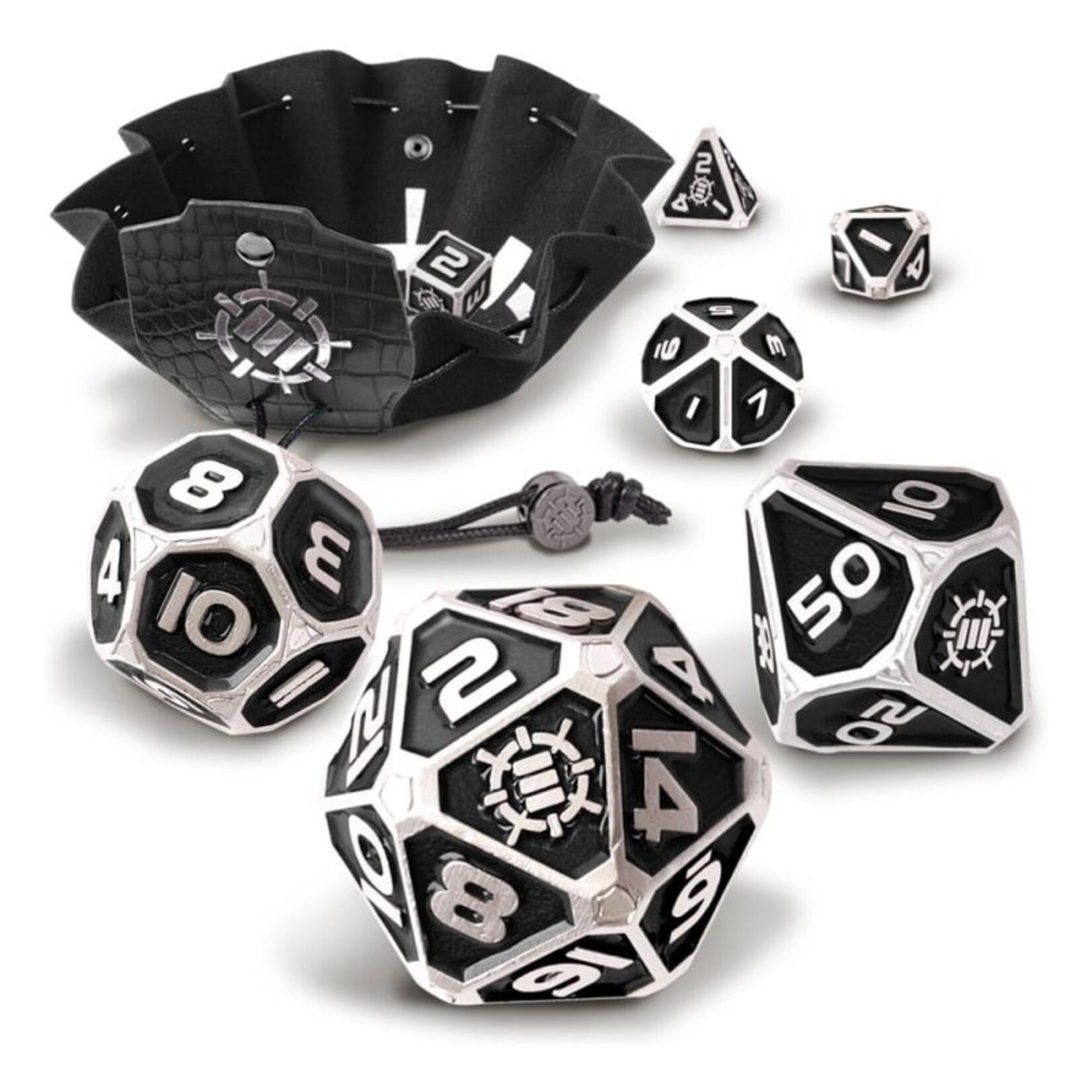 Enhance Enhance Metal RPG Dice Set - Black