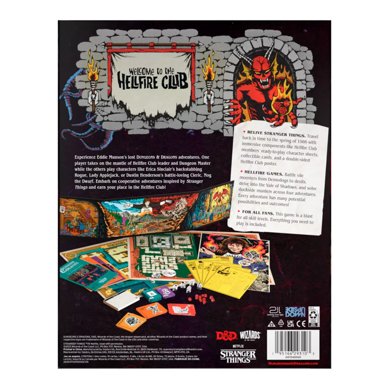 Wizards of the Coast D&D Stranger Things: Welcome to the Hellfire Club (EN)
