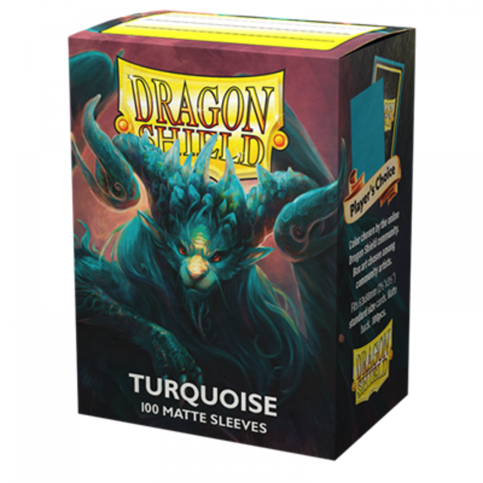 Dragonshield Dragonshield 100 Box Sleeves Matte Turquoise